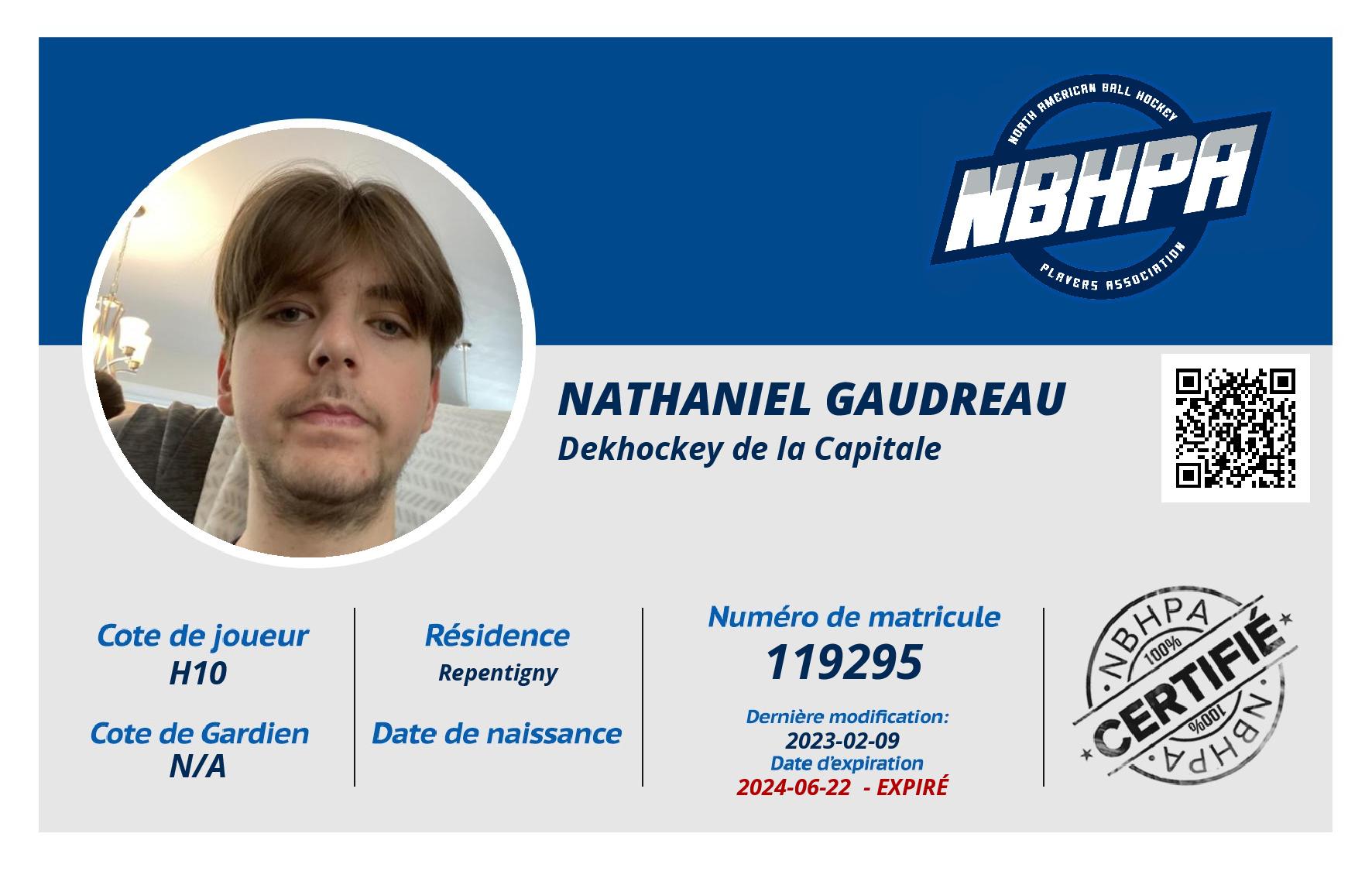 Nathaniel Gaudreau