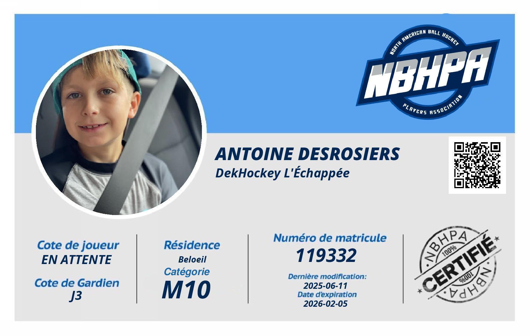 Antoine Desrosiers
