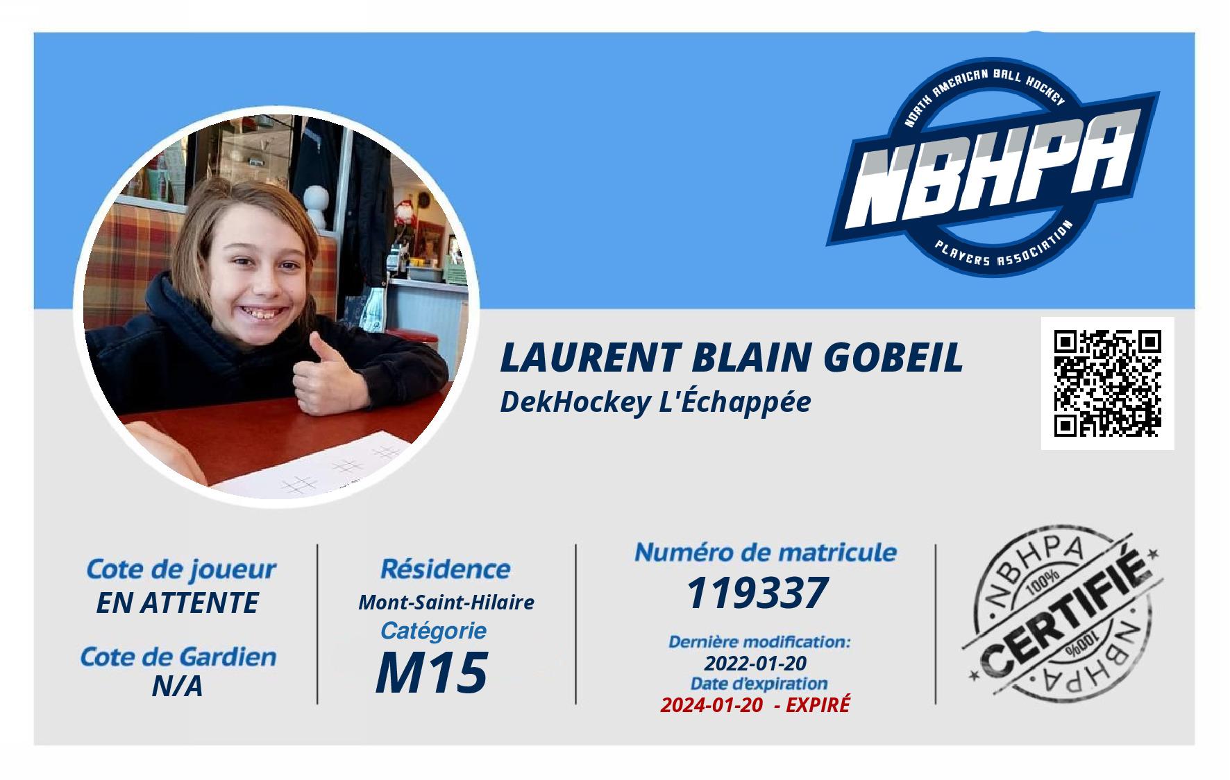Laurent Blain Gobeil