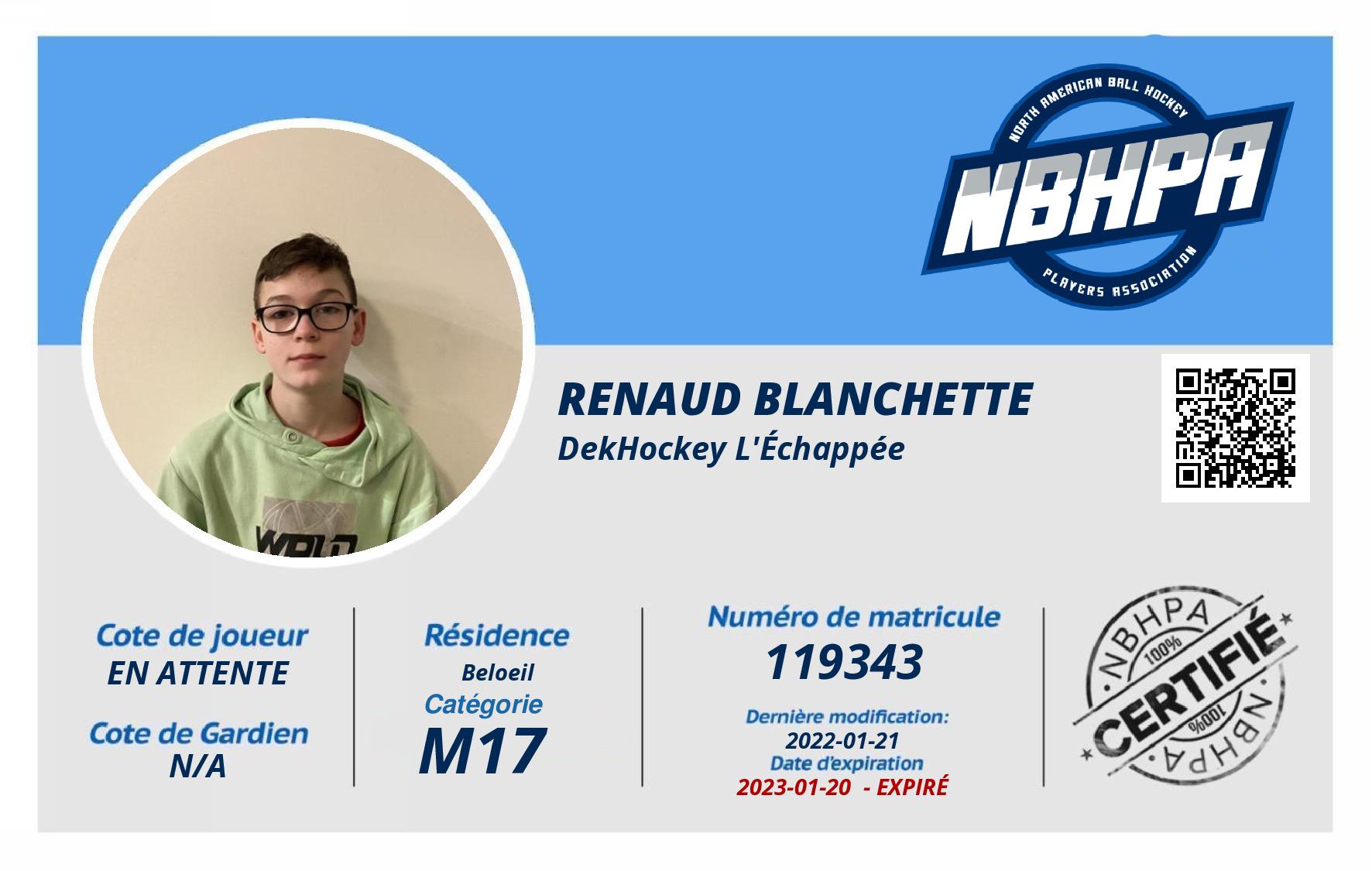 Renaud Blanchette