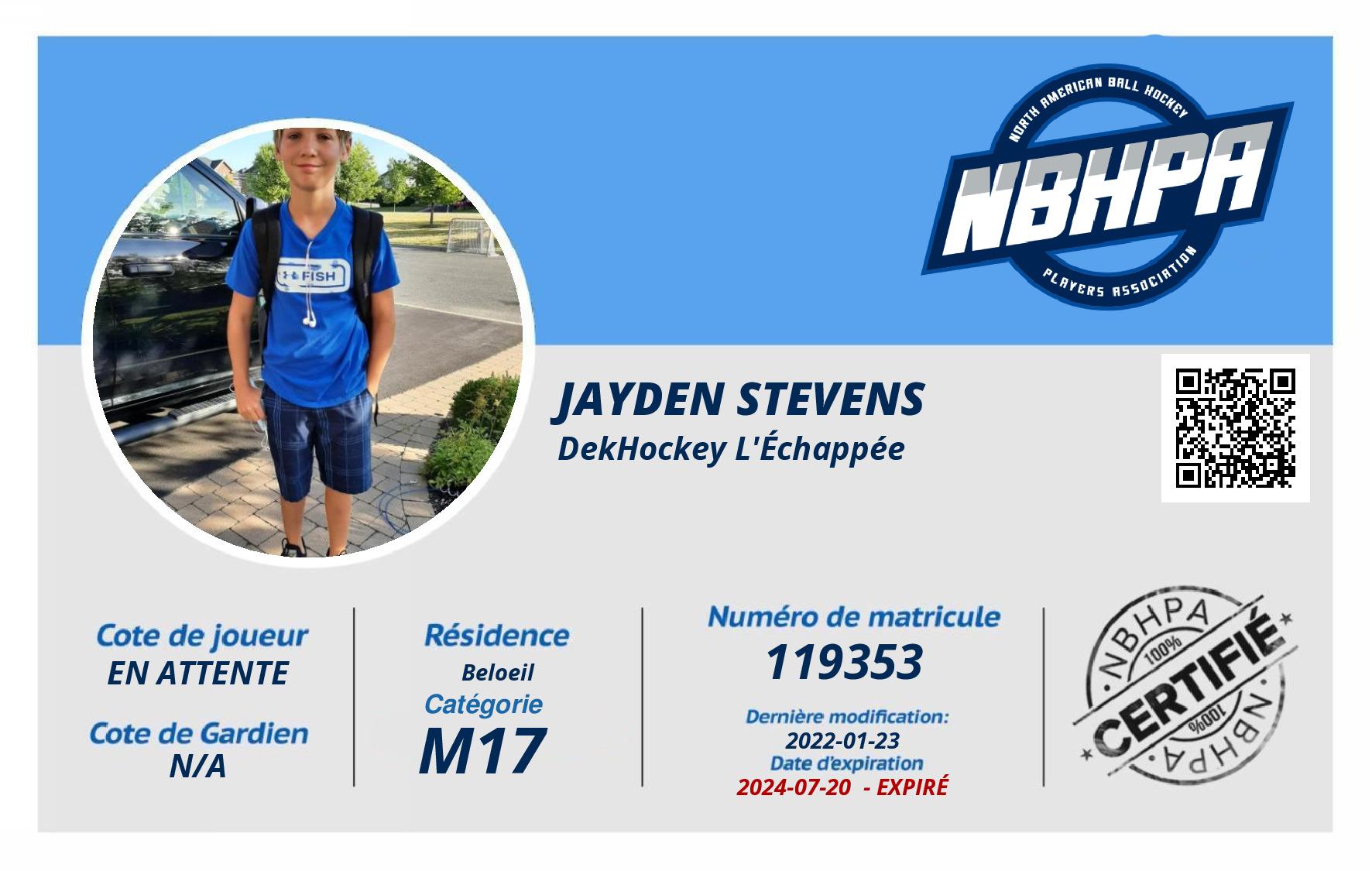Jayden Stevens