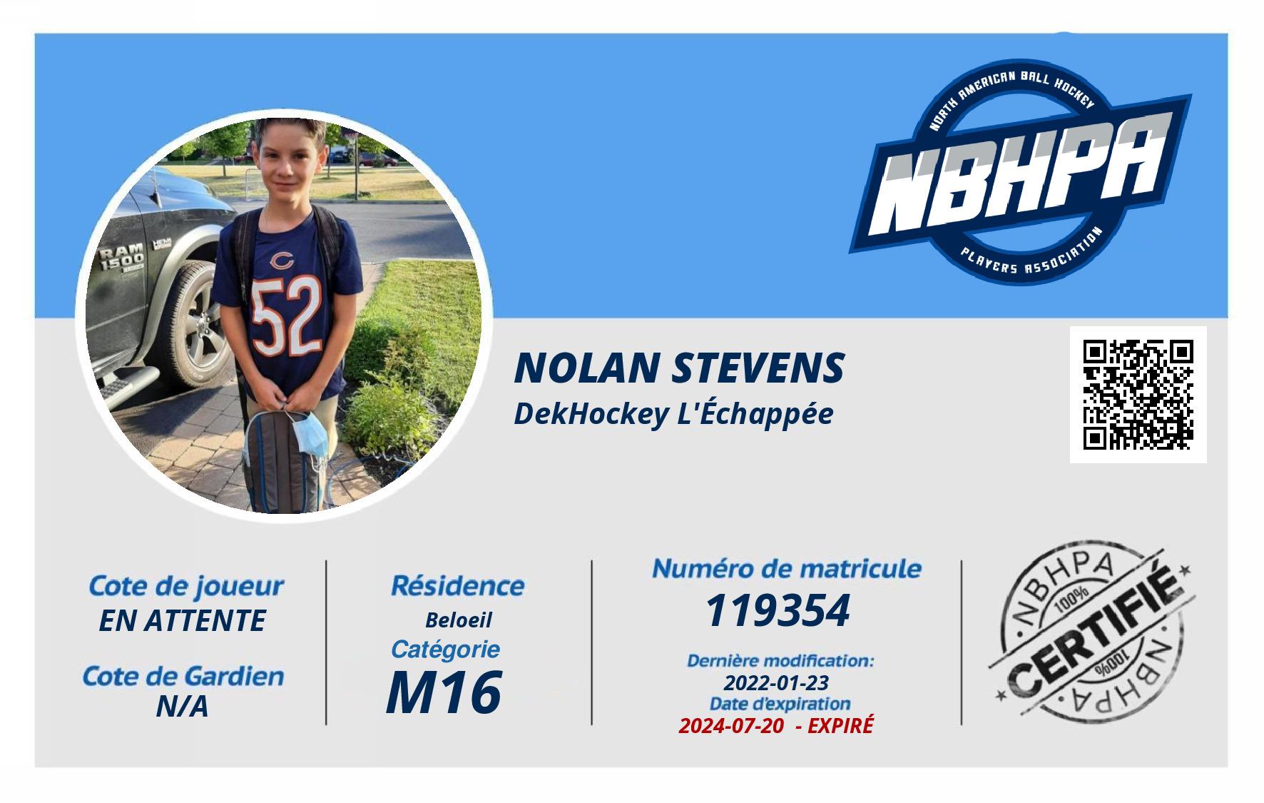 Nolan Stevens