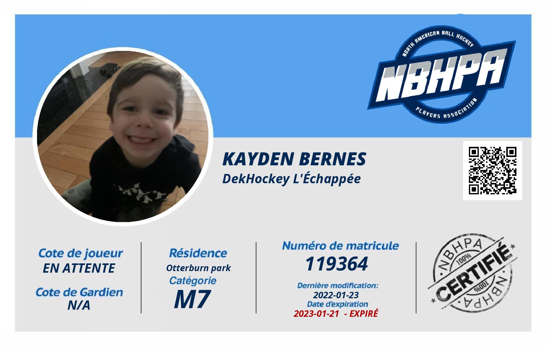 Kayden Bernes
