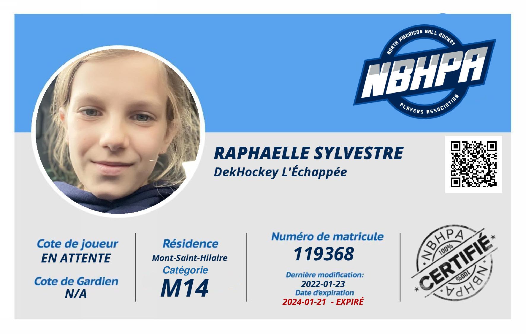 Raphaelle Sylvestre