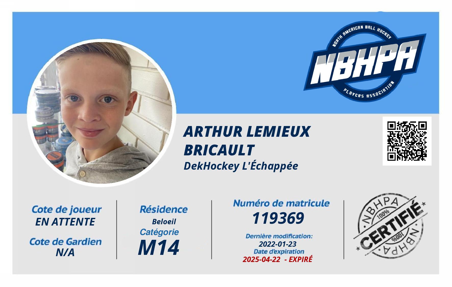 Arthur Lemieux Bricault