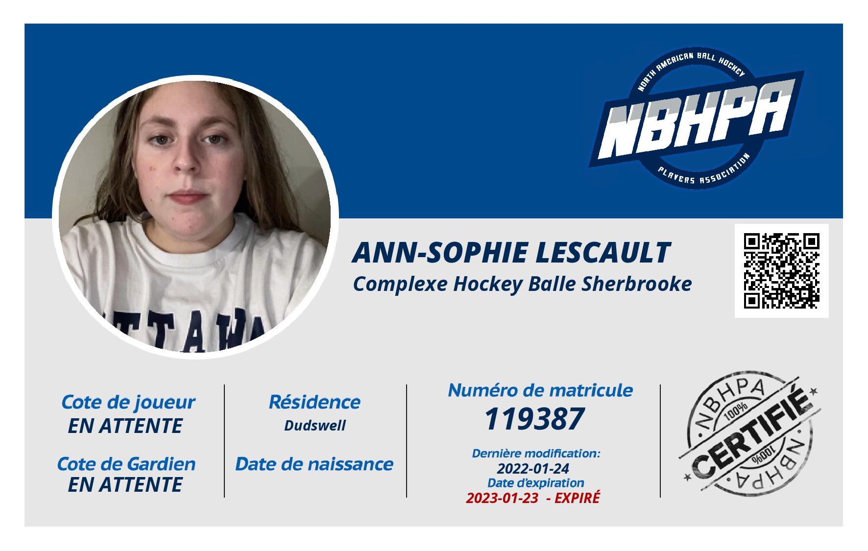 Ann-Sophie Lescault