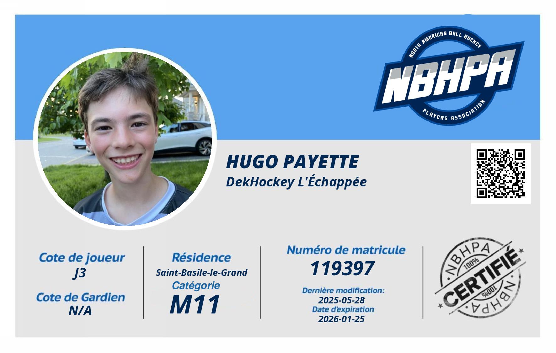 Hugo Payette