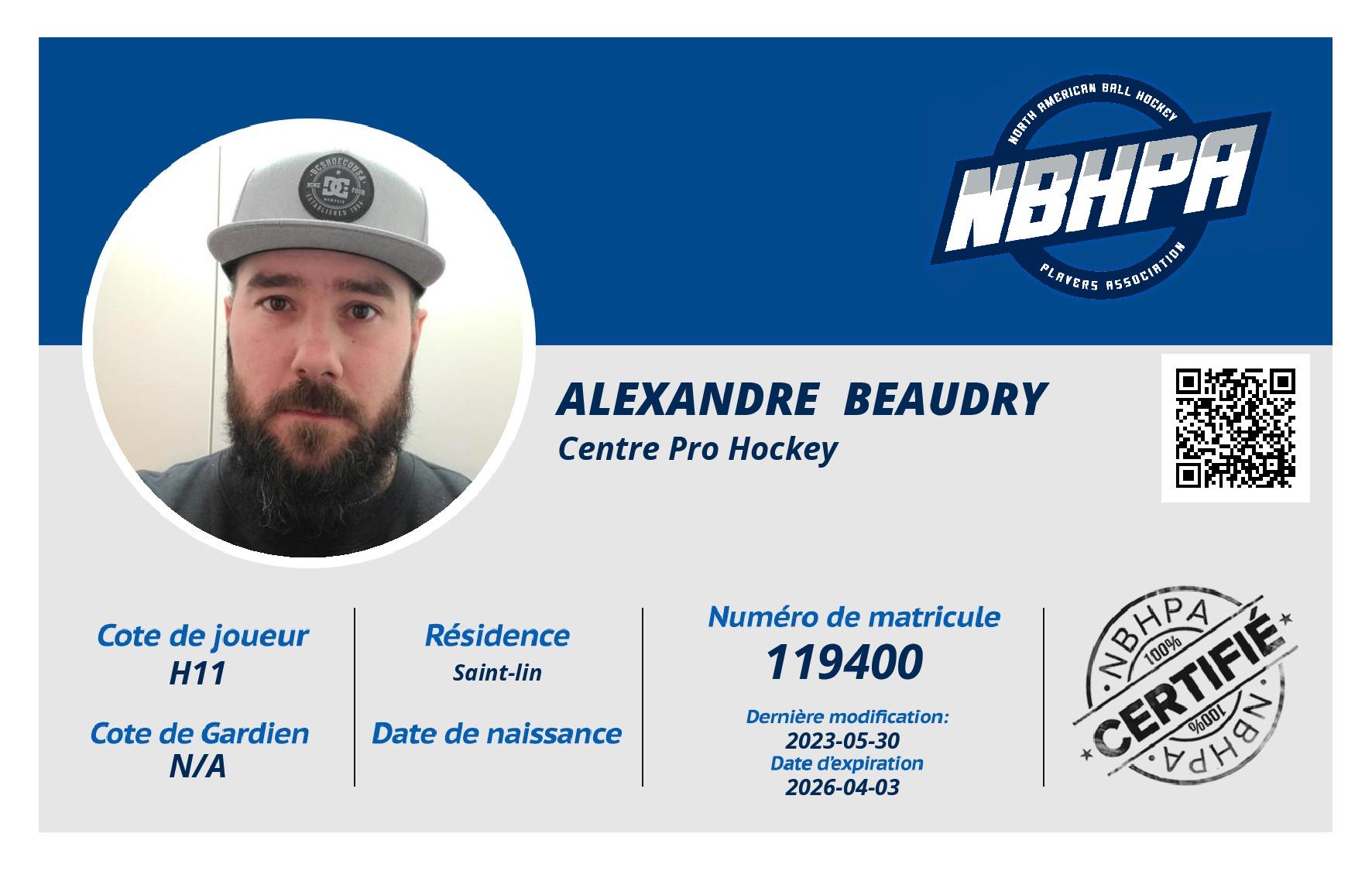 Alexandre  Beaudry 