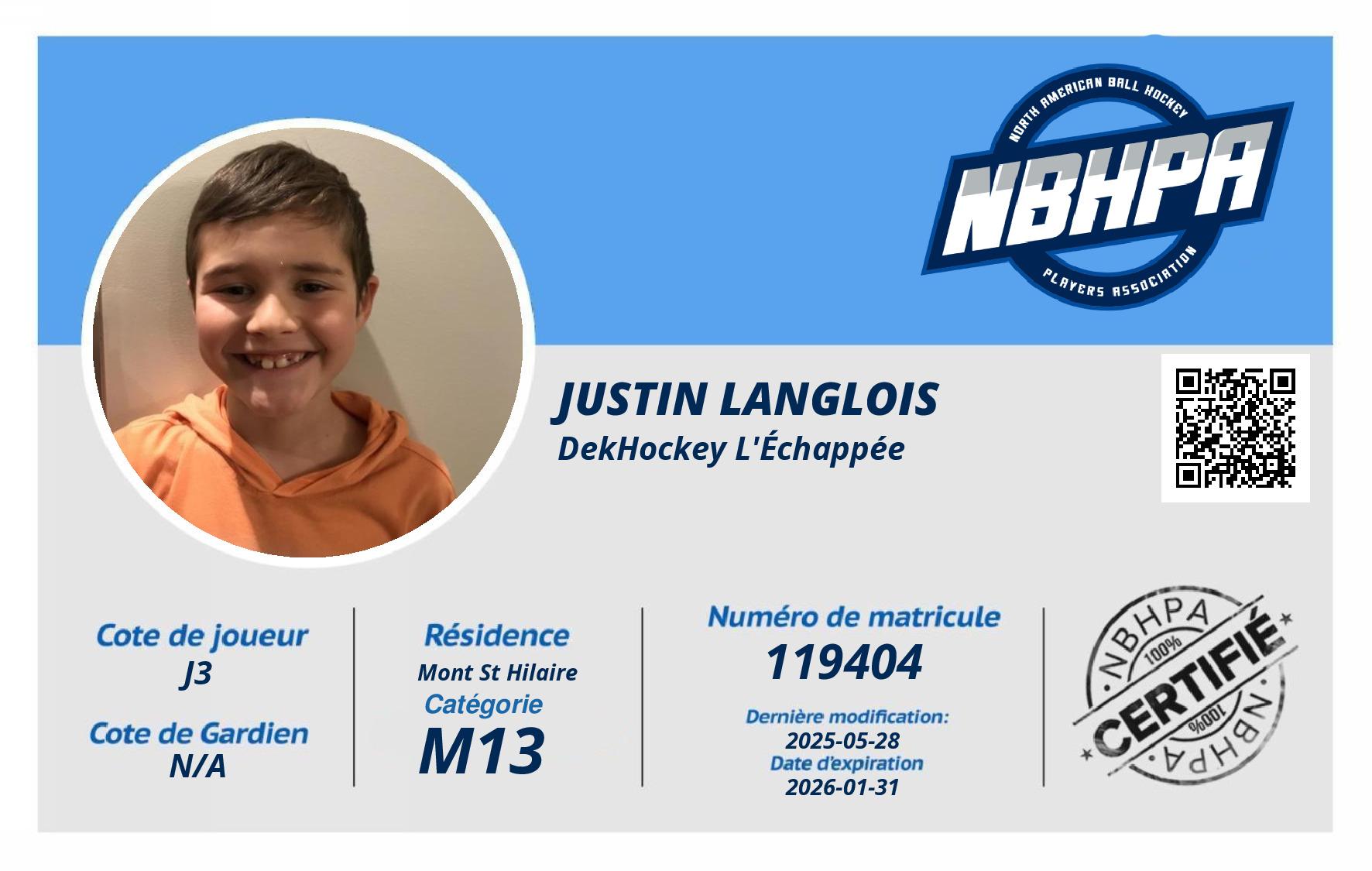 Justin Langlois
