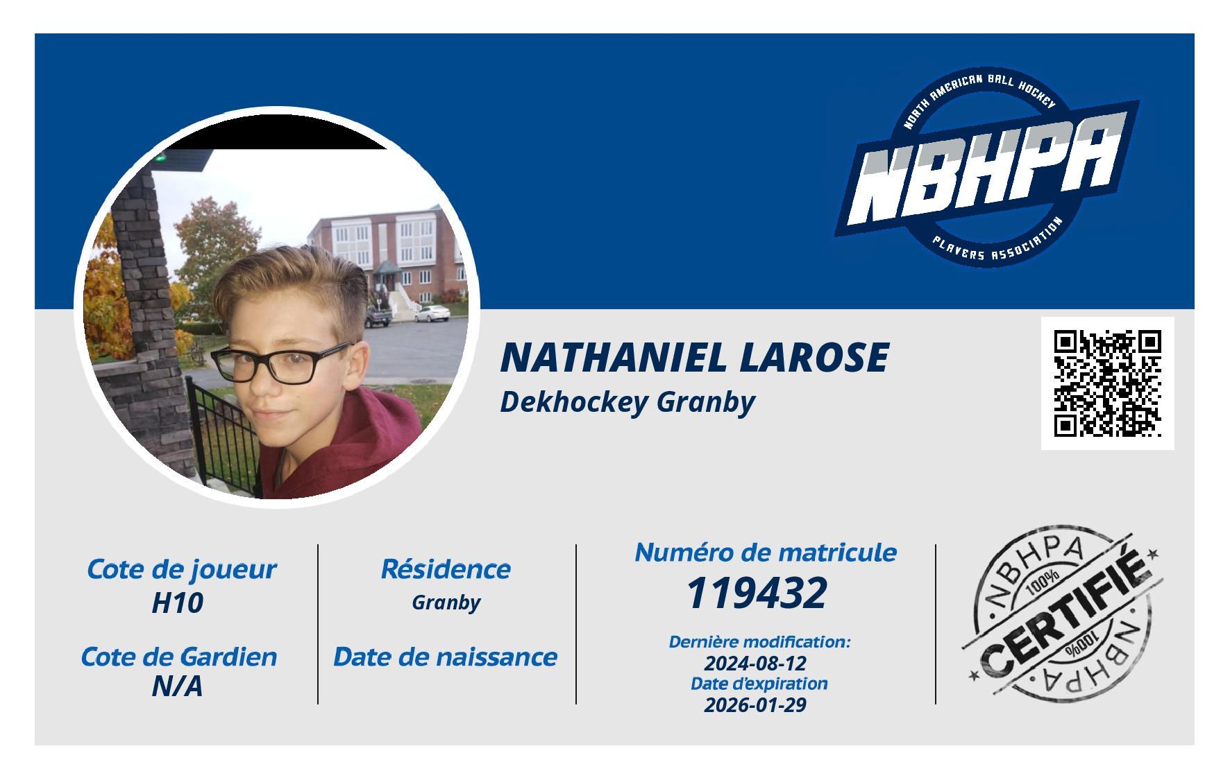 Nathaniel Larose