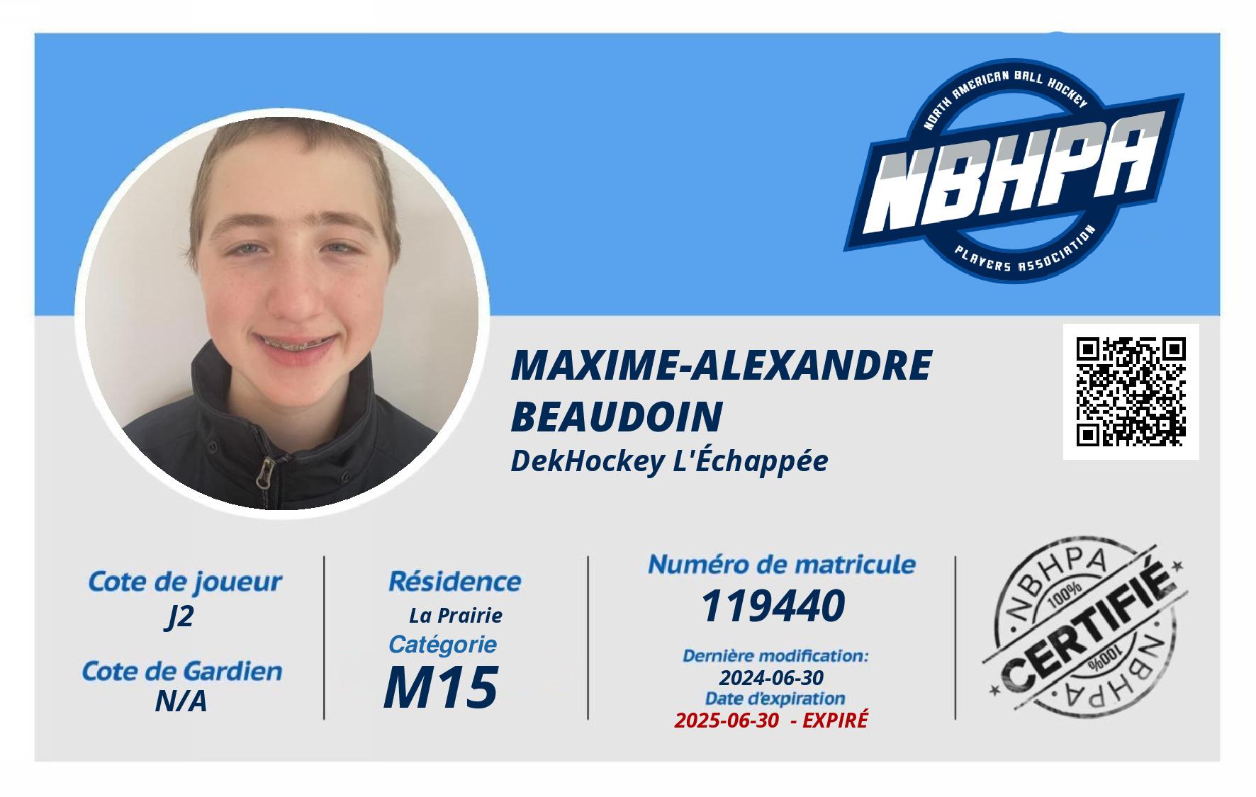 Maxime-Alexandre Beaudoin