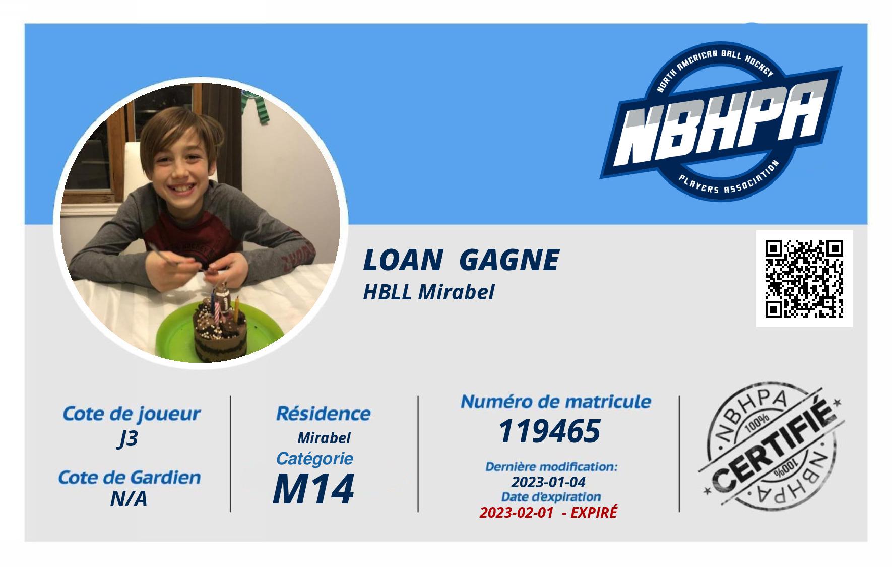 Loan  Gagne