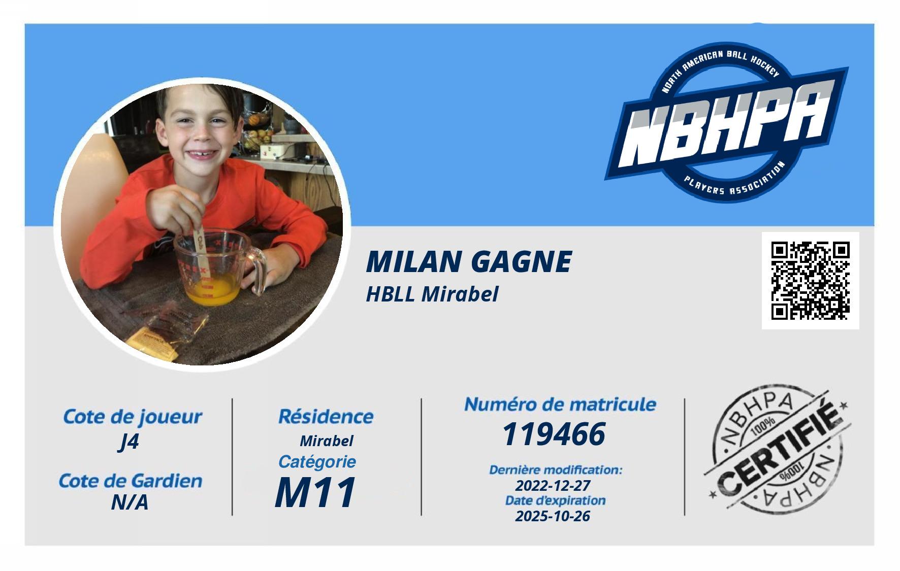Milan Gagne