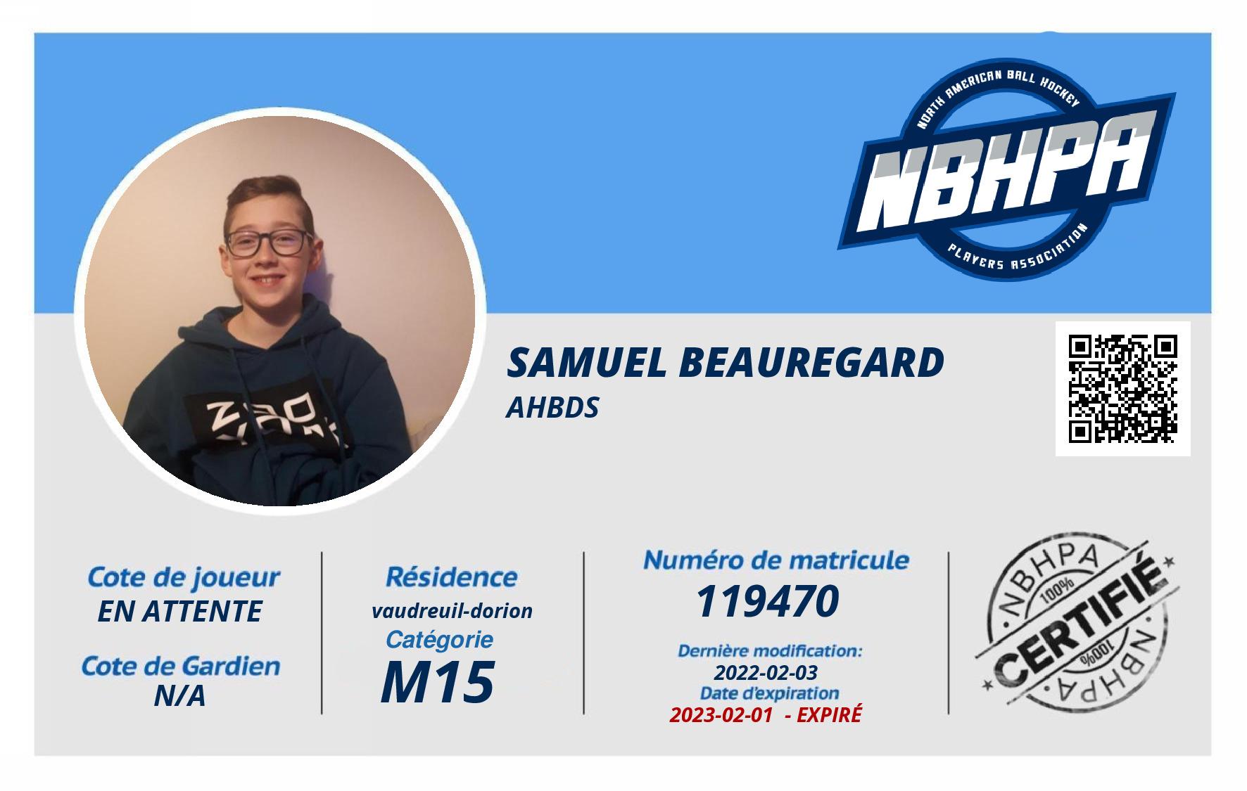 Samuel Beauregard