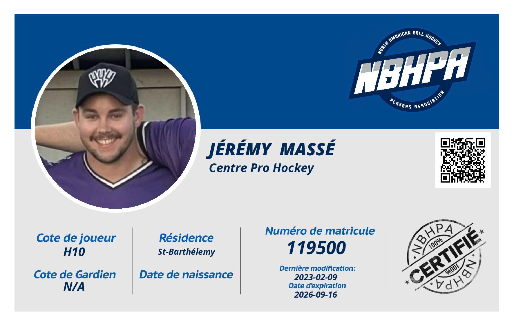 Jérémy  Massé