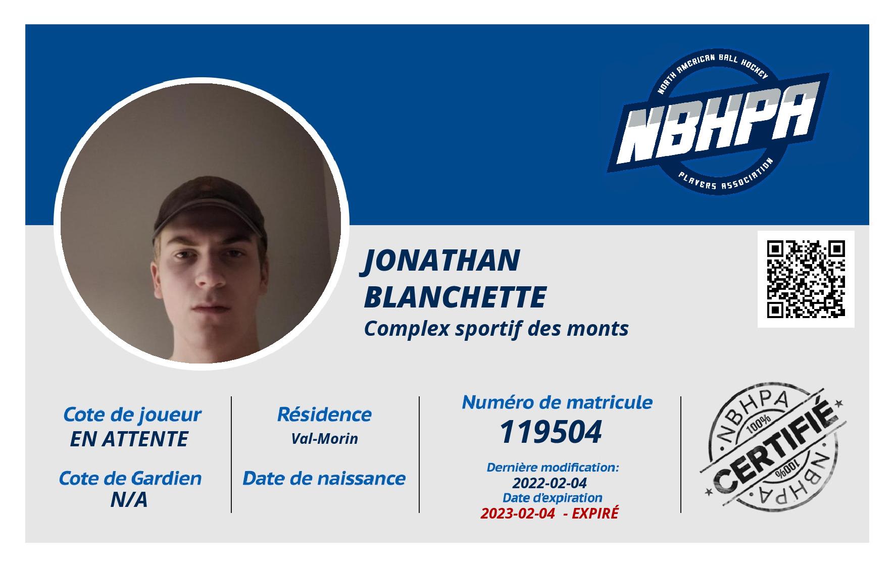 Jonathan Blanchette