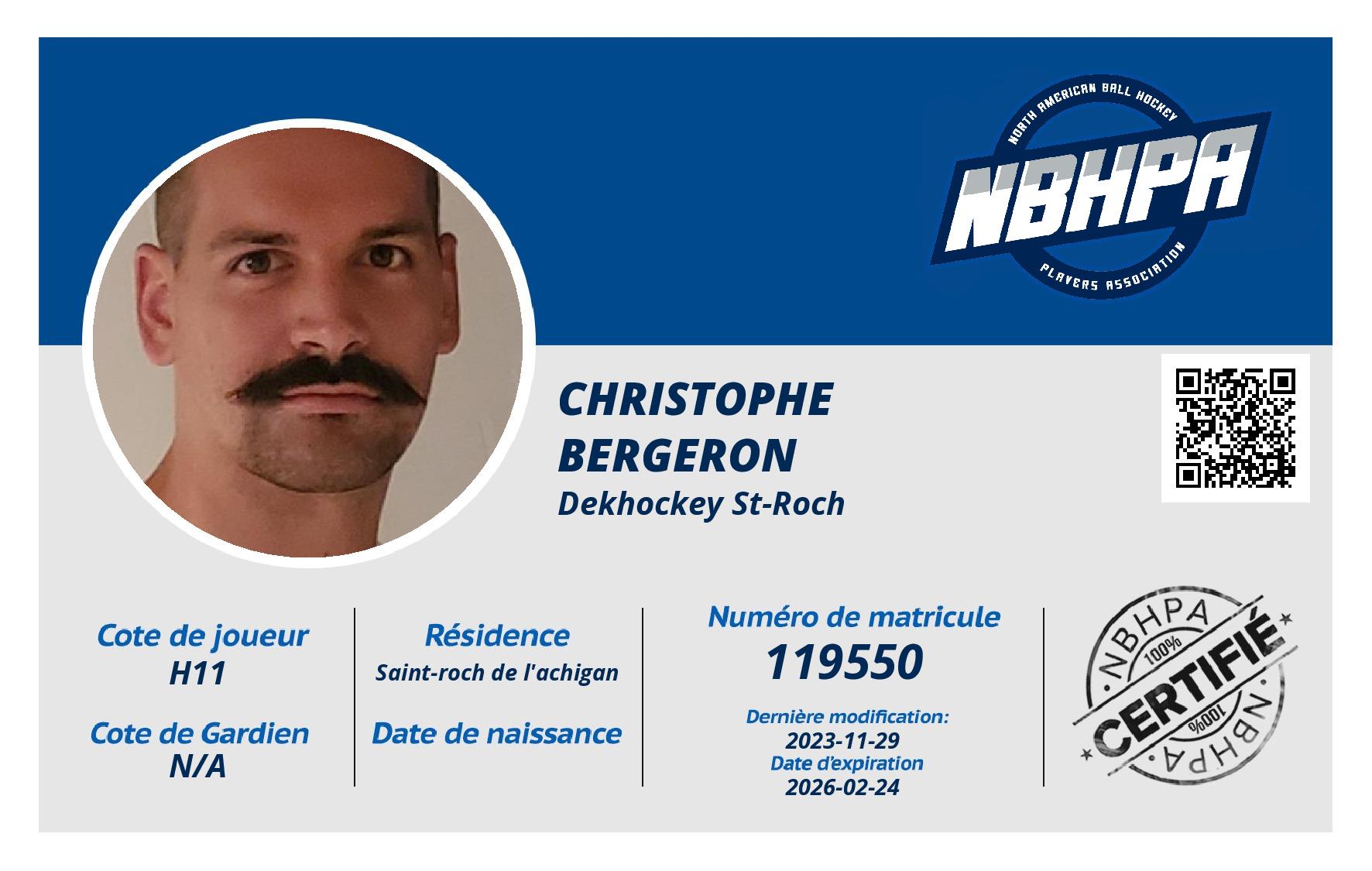 Christophe  Bergeron 