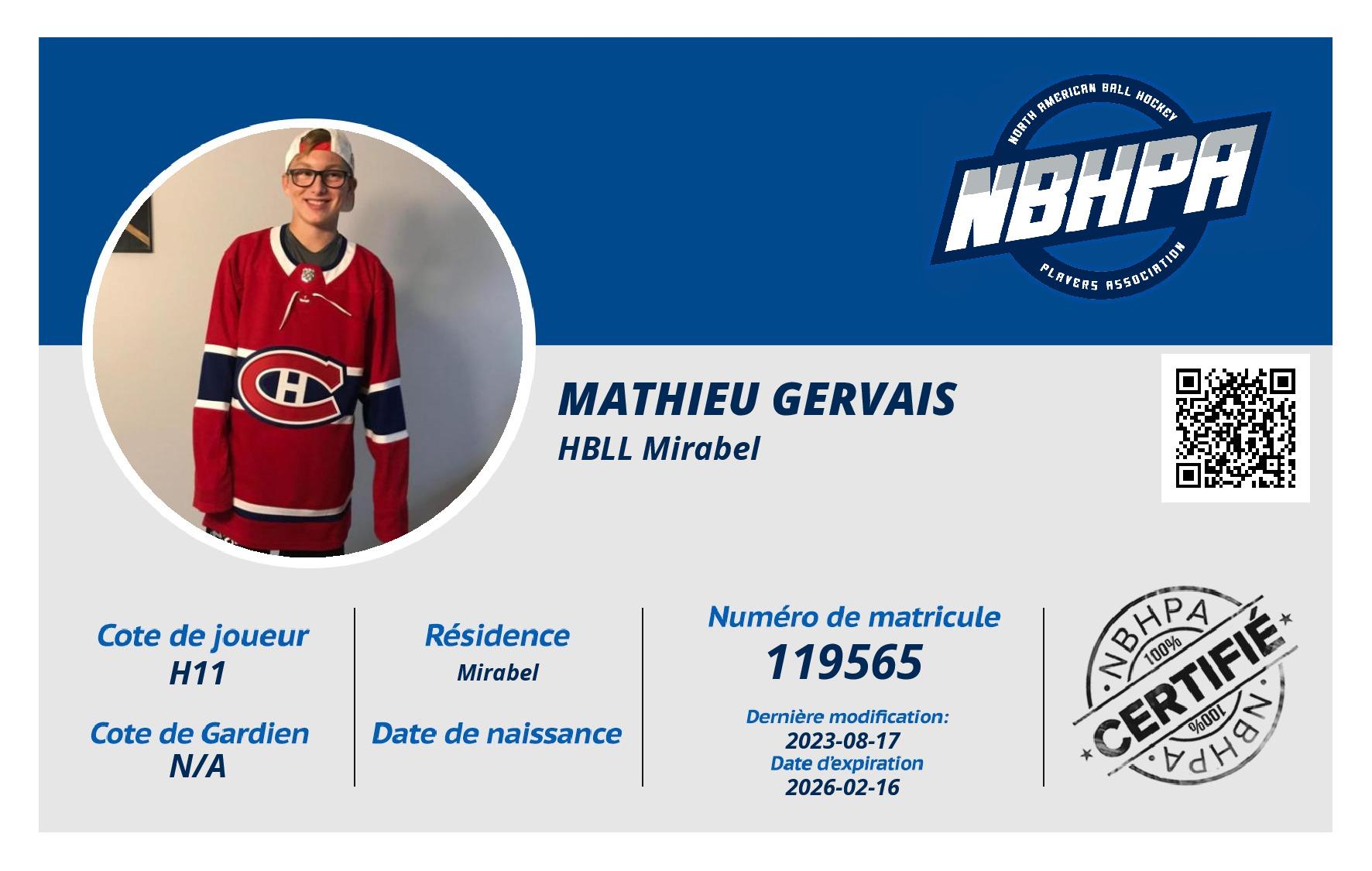 Mathieu Gervais