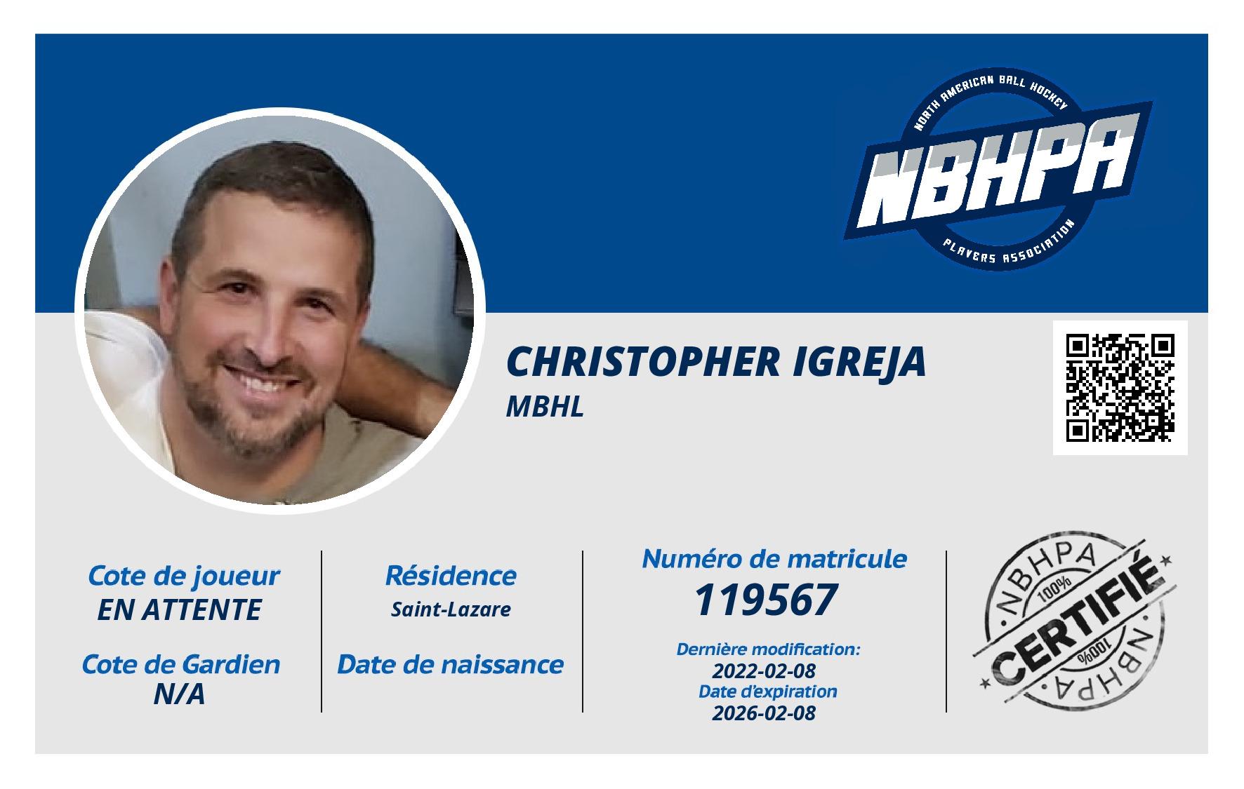 Christopher Igreja