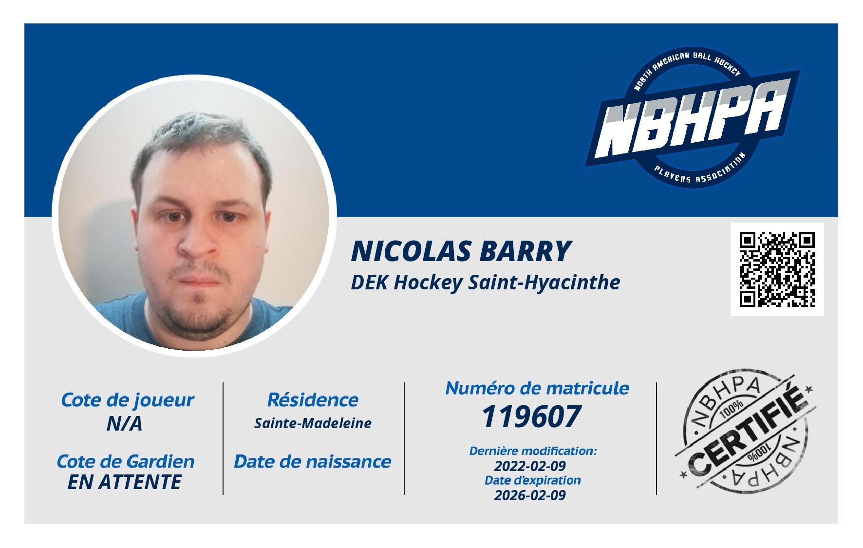 Nicolas Barry