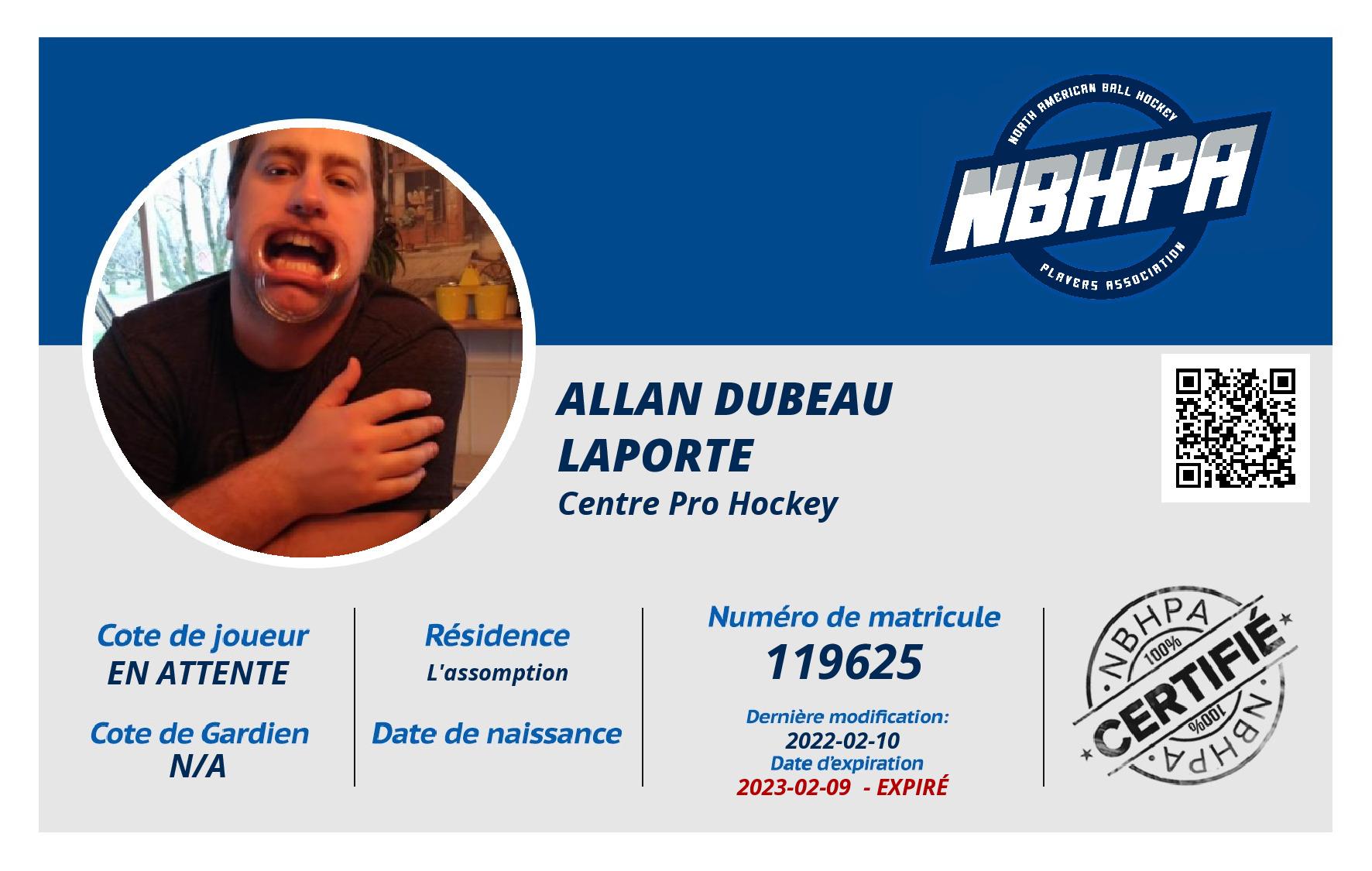 Allan Dubeau Laporte