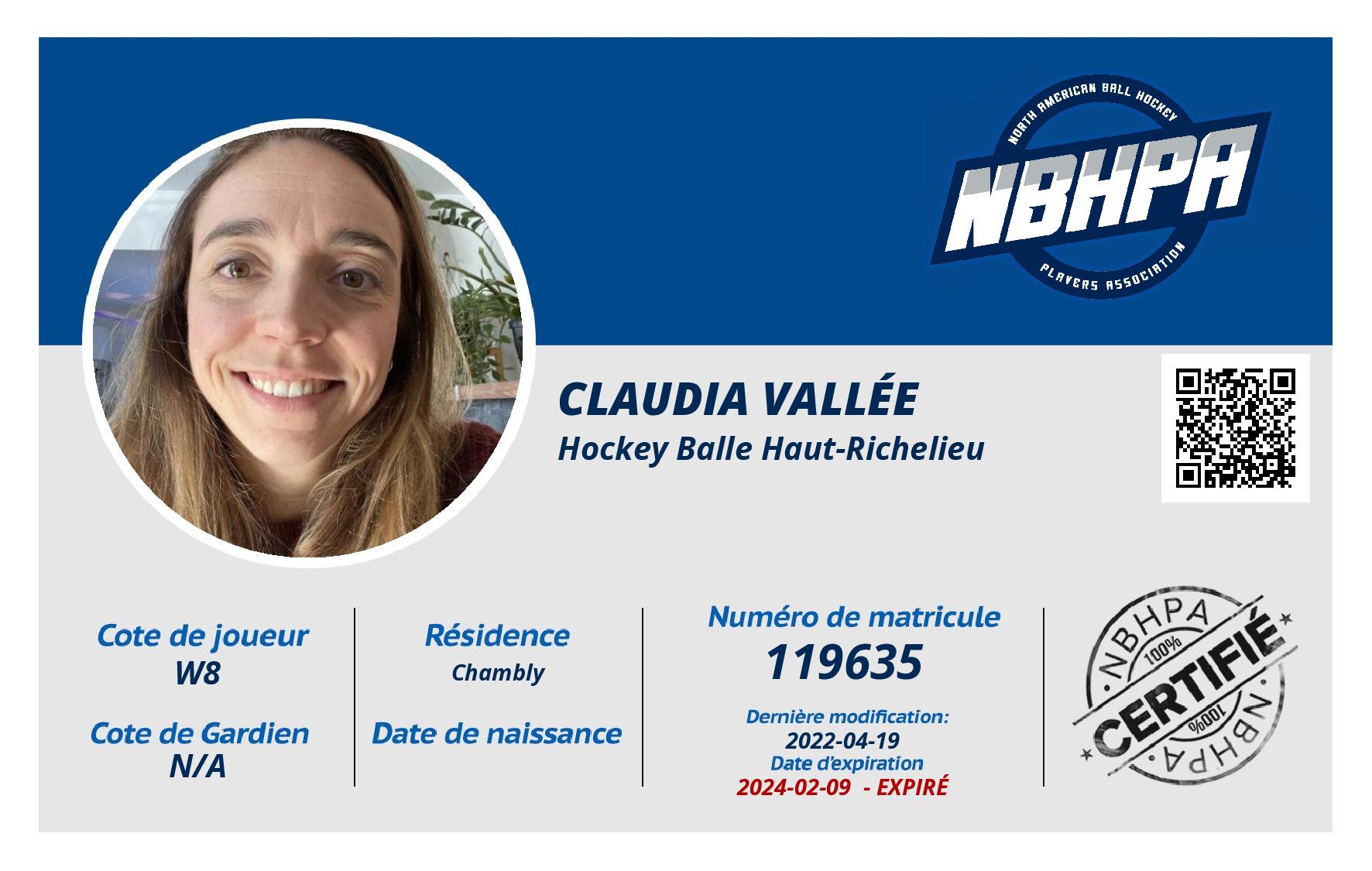 Claudia Vallée