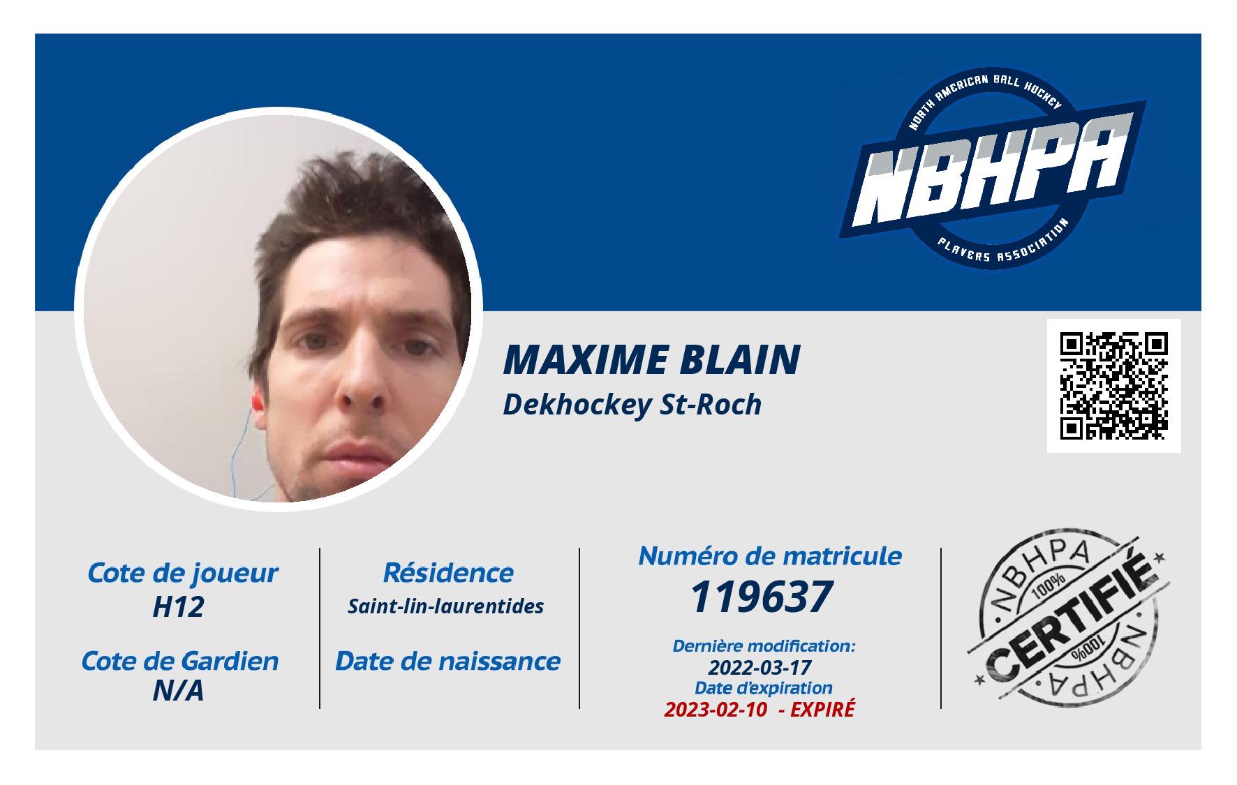 Maxime Blain