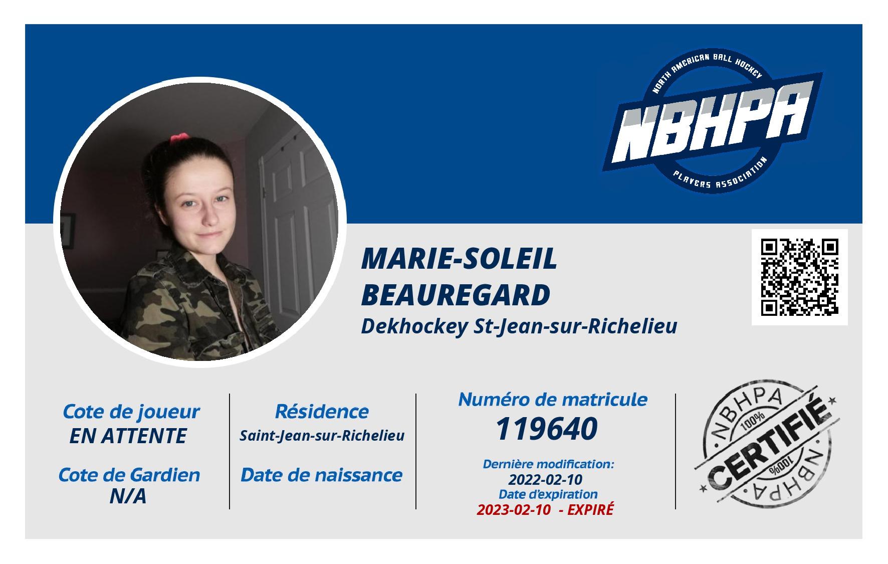 Marie-Soleil Beauregard