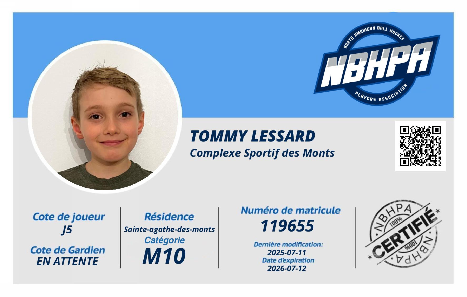 Tommy Lessard