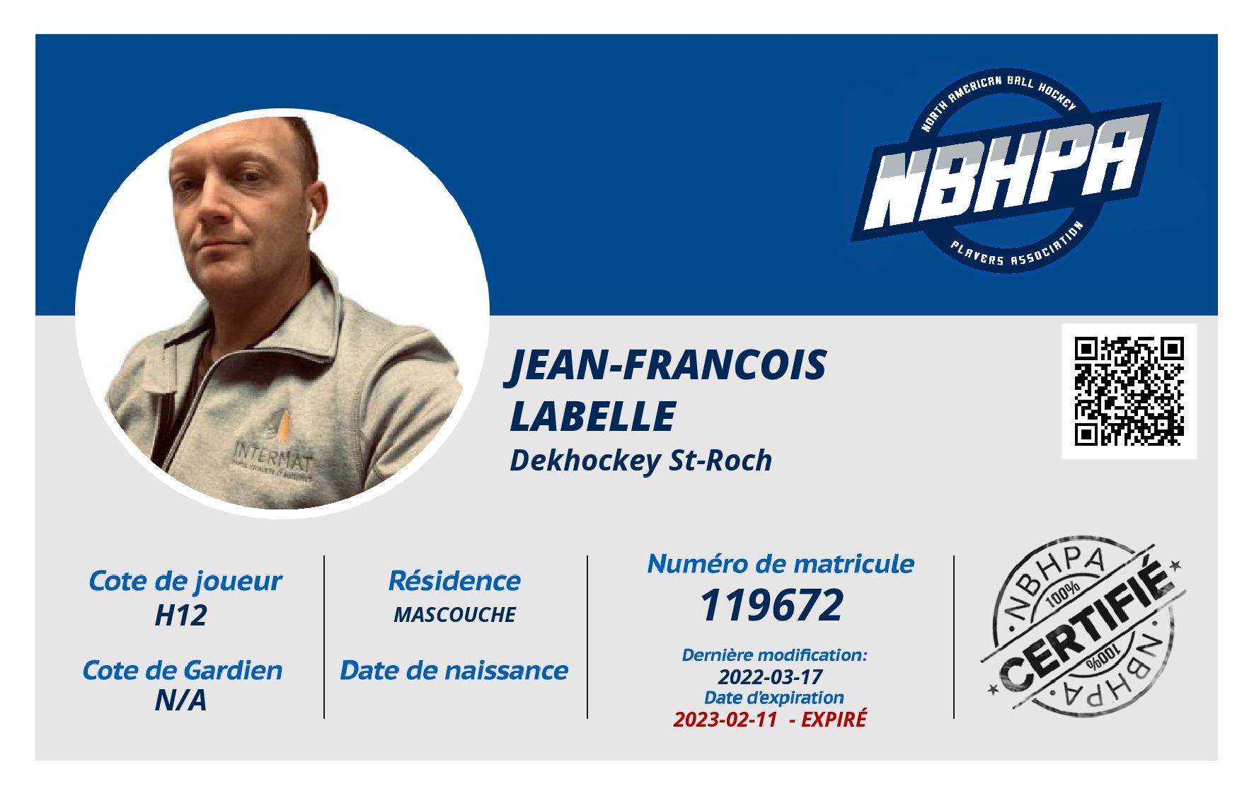 Jean-Francois Labelle