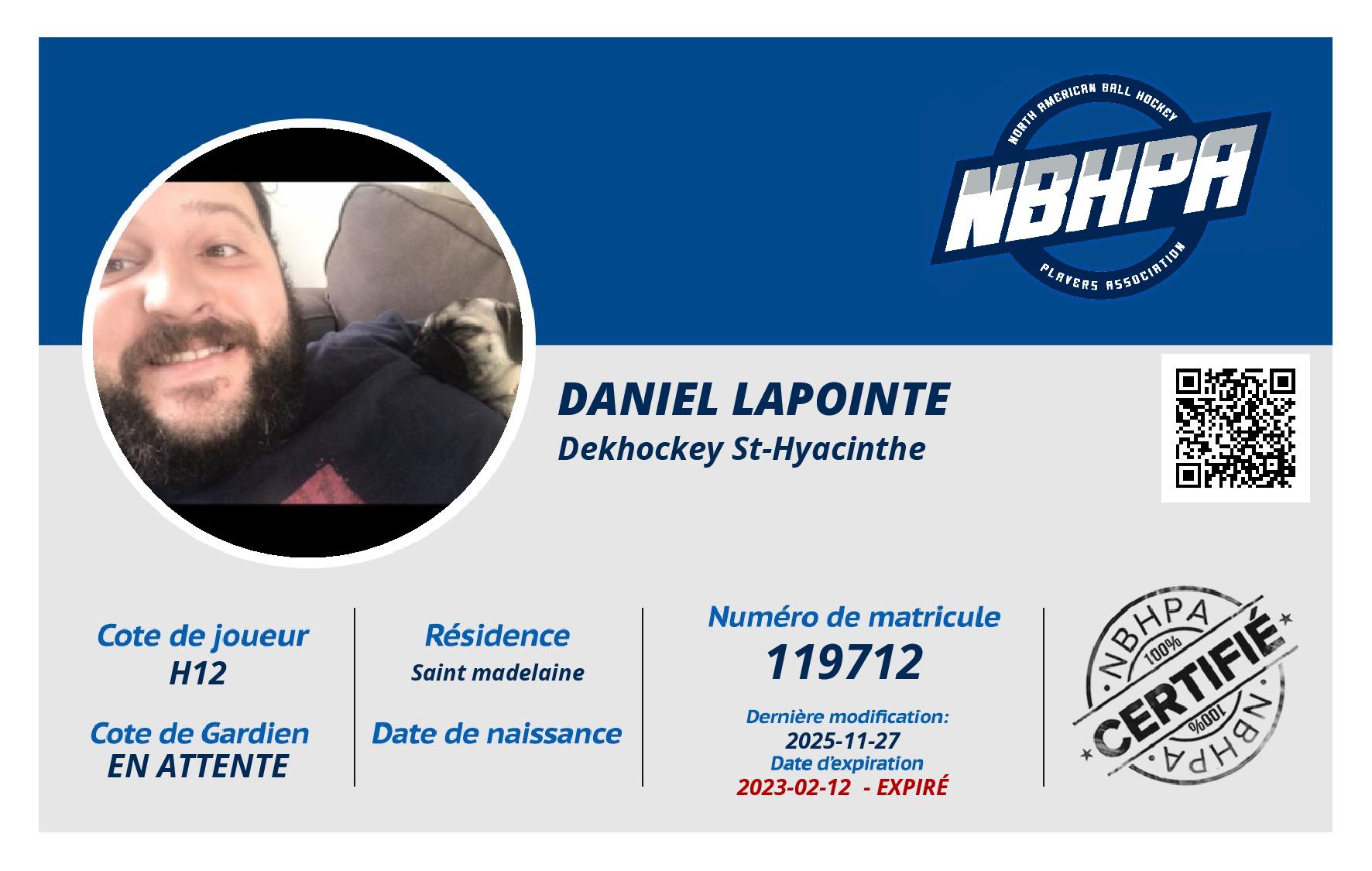 Daniel Lapointe