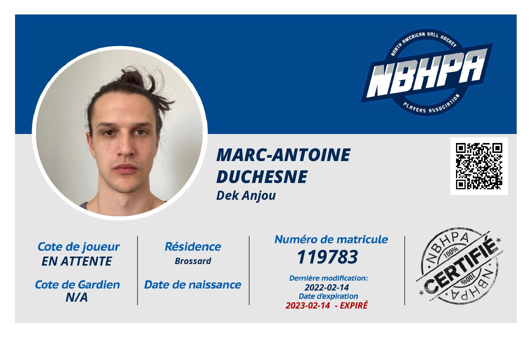 Marc-Antoine Duchesne