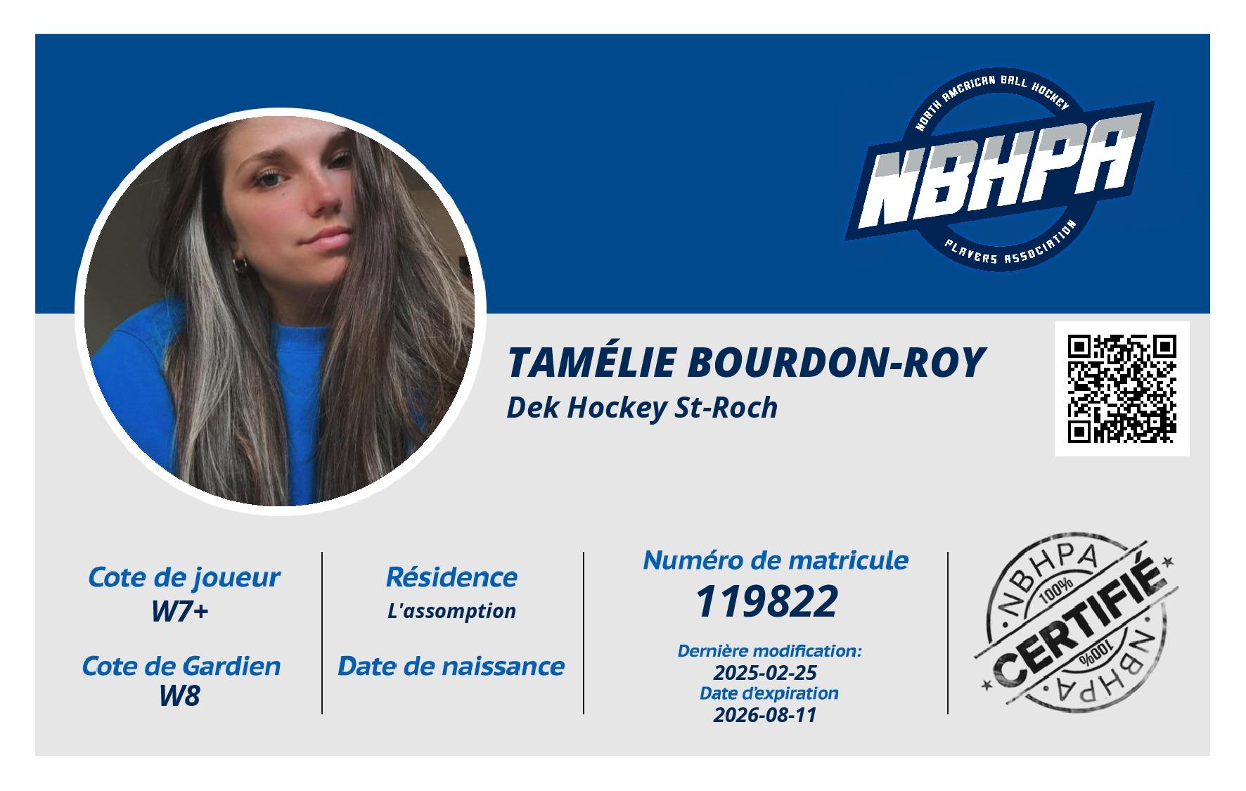 Tamélie Bourdon-Roy