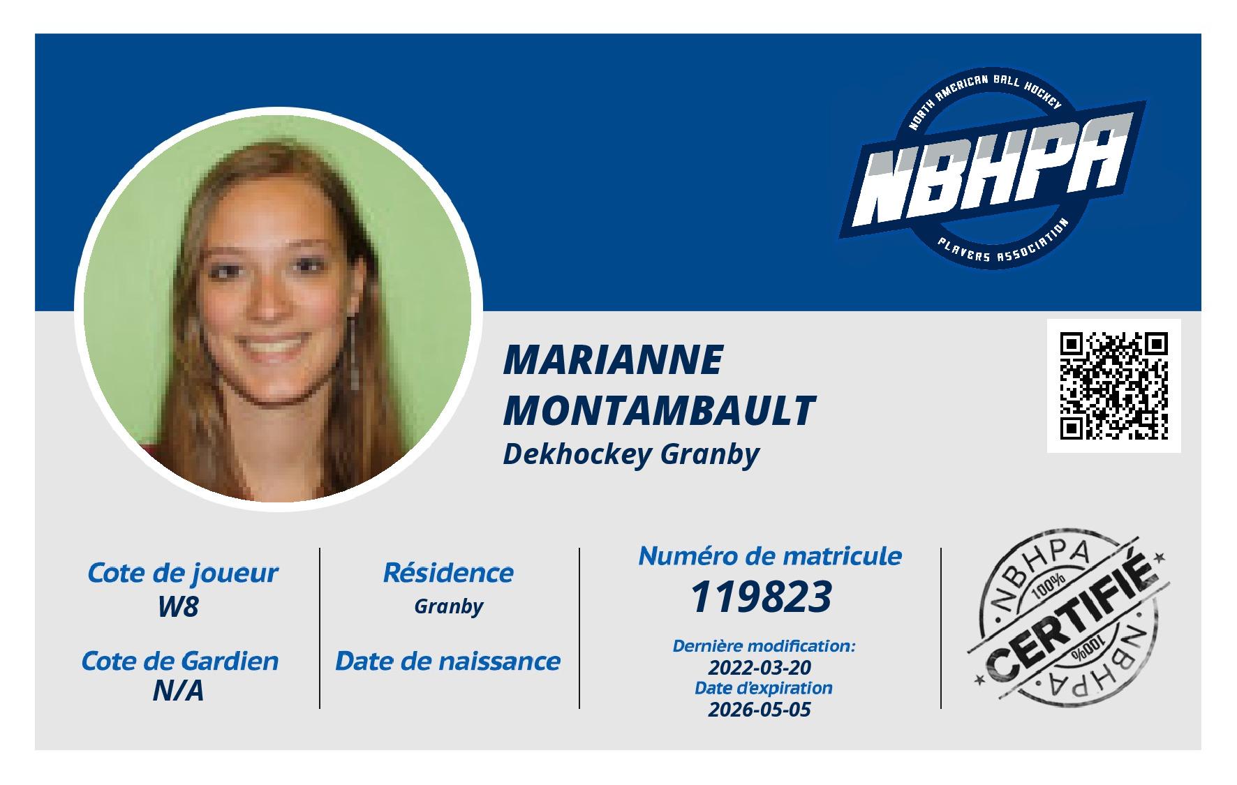 Marianne Montambault