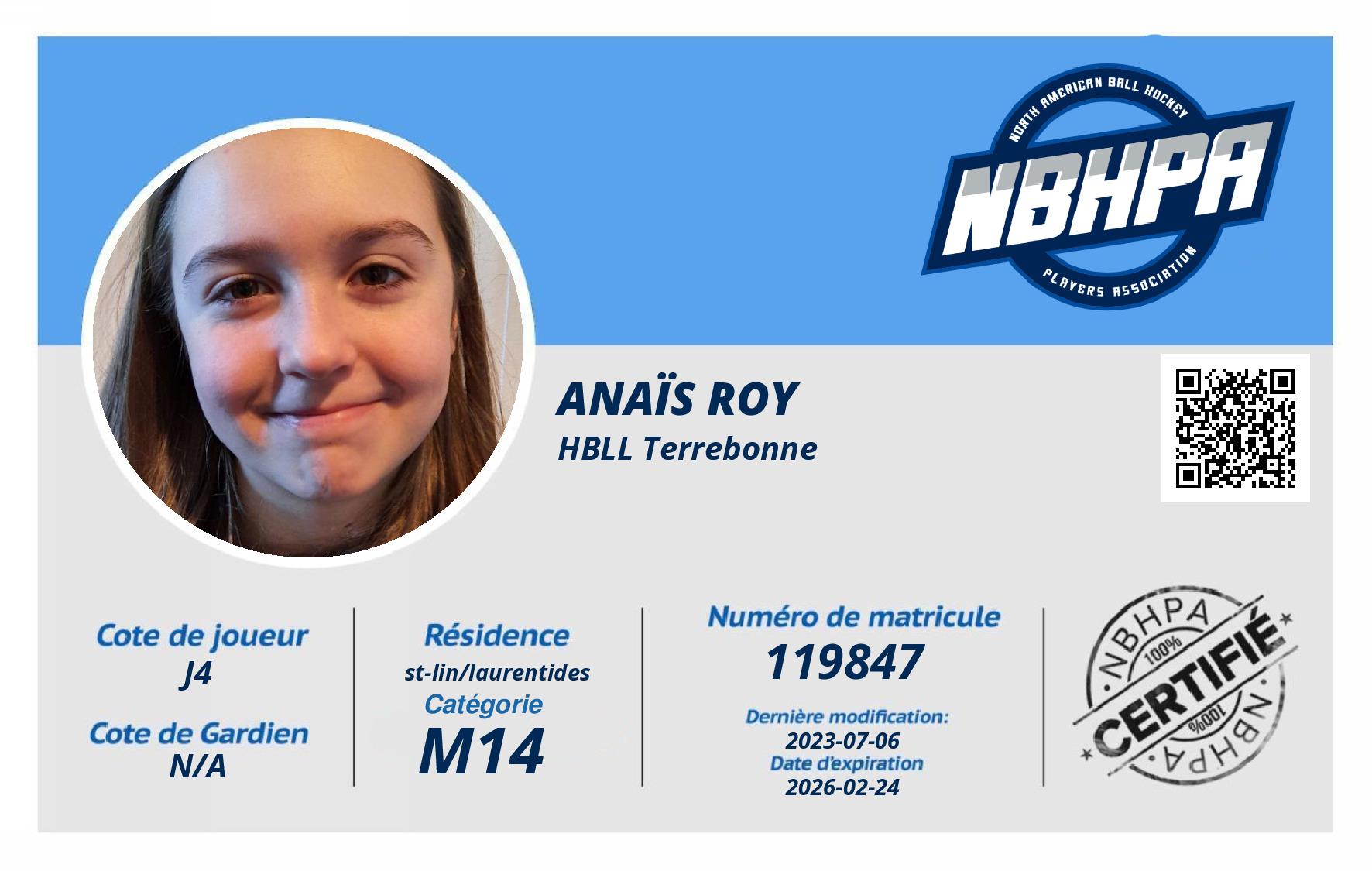 Anaïs Roy