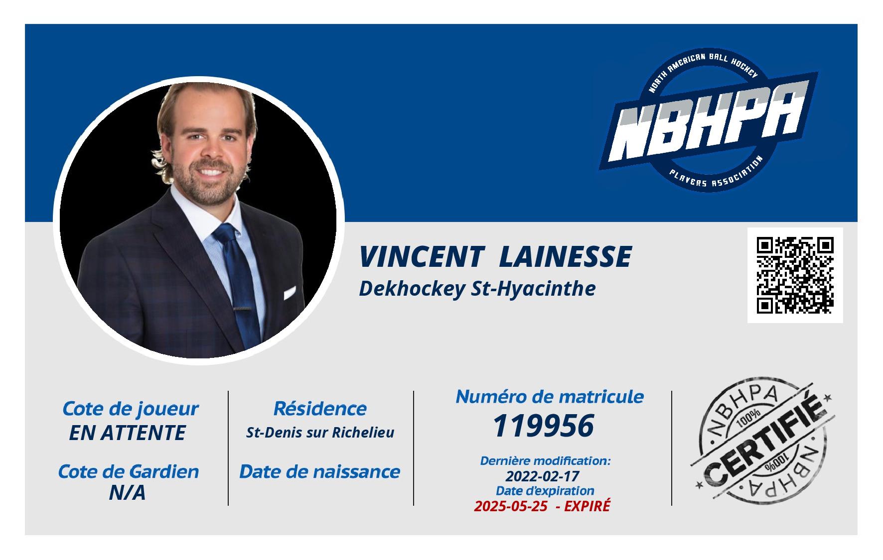 Vincent  Lainesse
