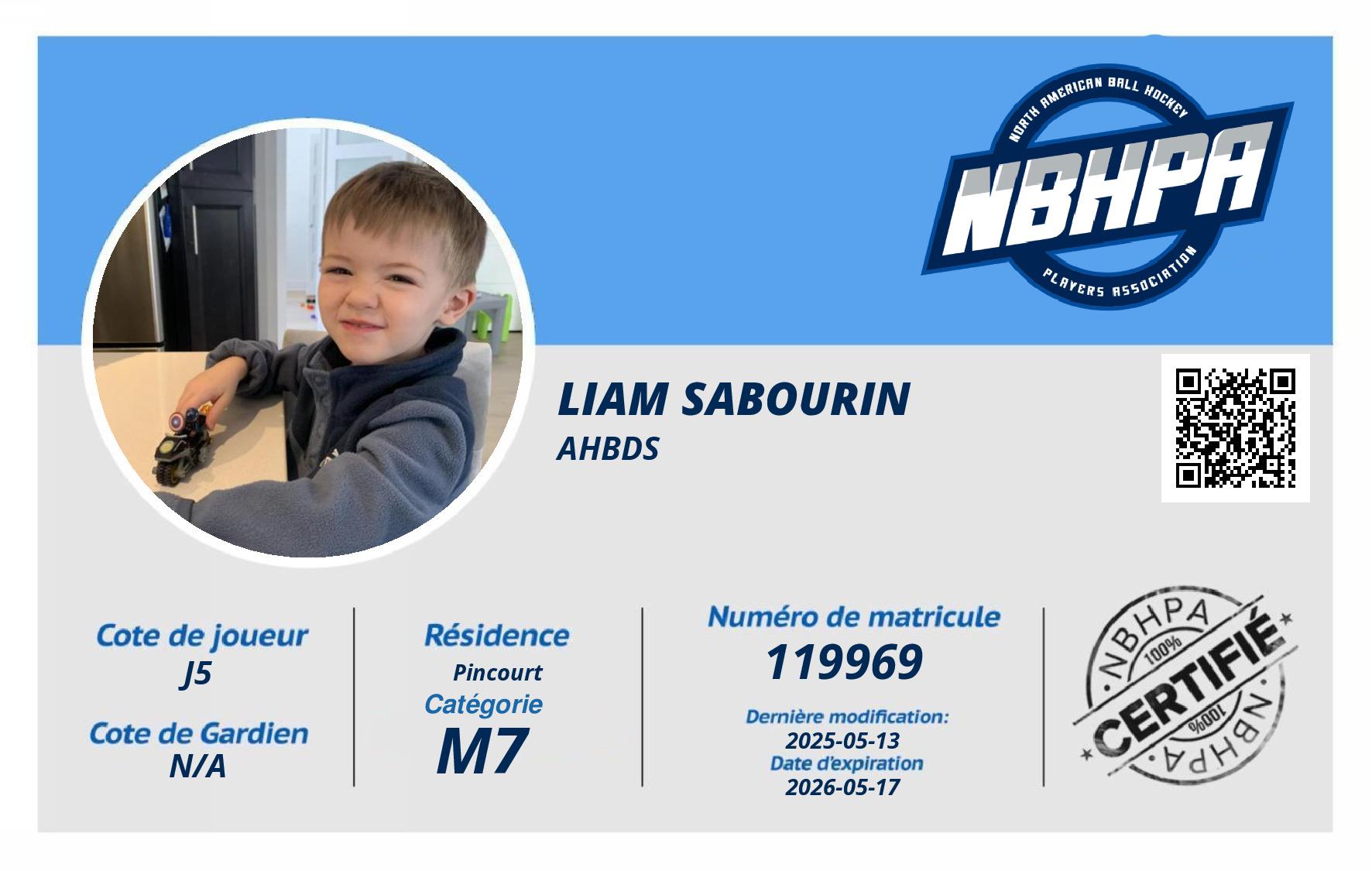 Liam Sabourin