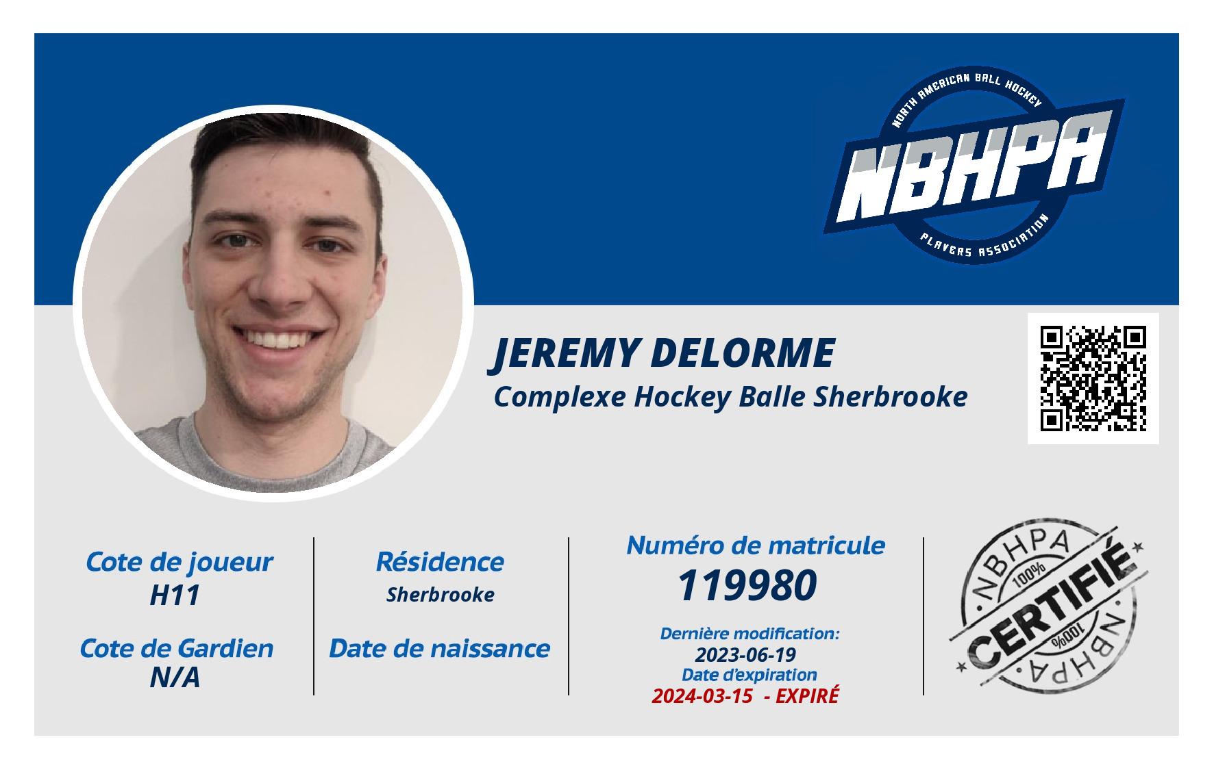 Jeremy Delorme