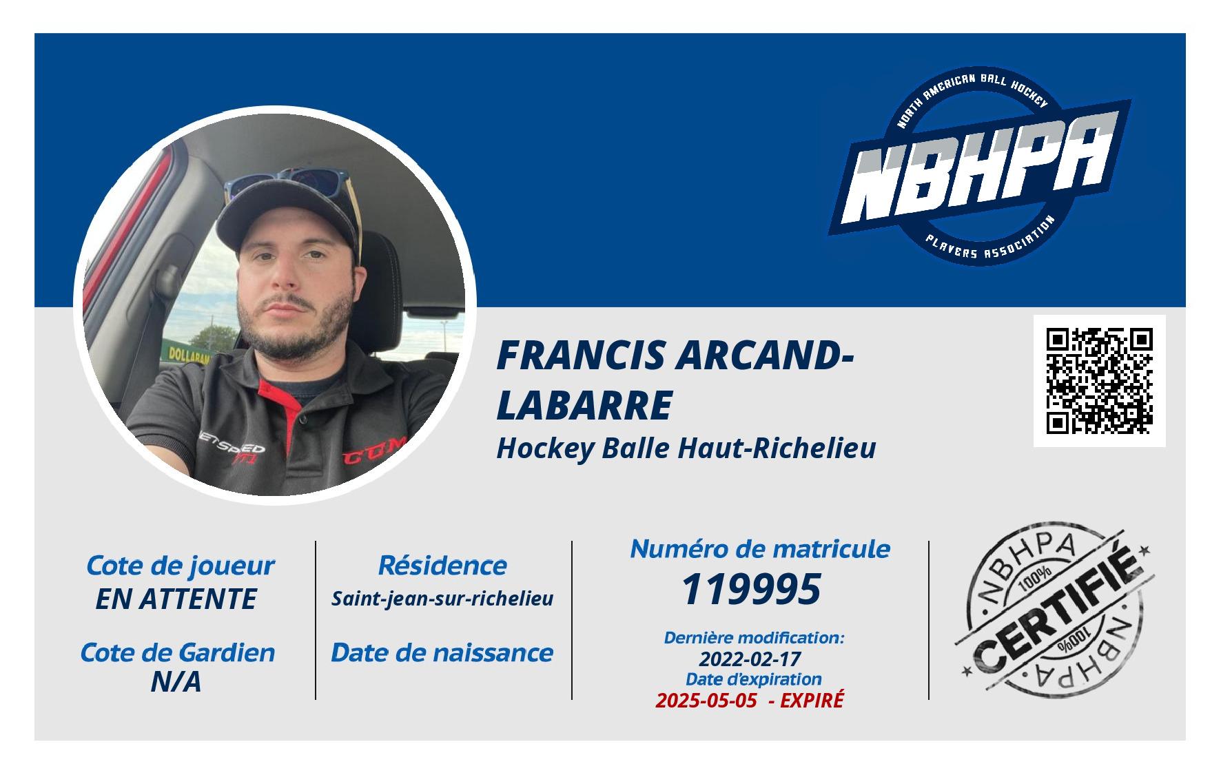 Francis Arcand-Labarre