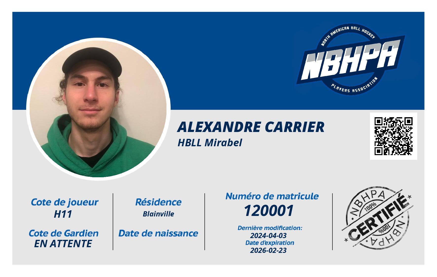 Alexandre Carrier