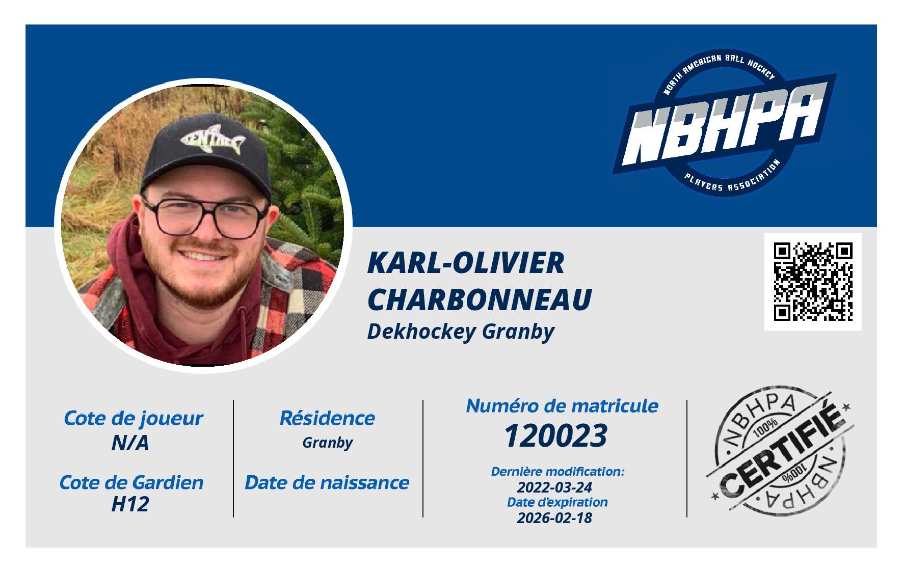 Karl-Olivier Charbonneau