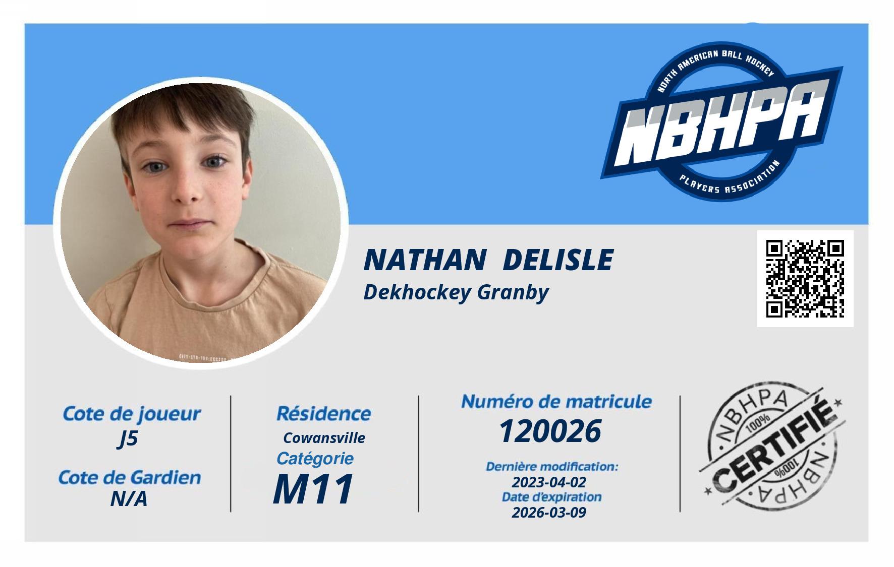Nathan  Delisle