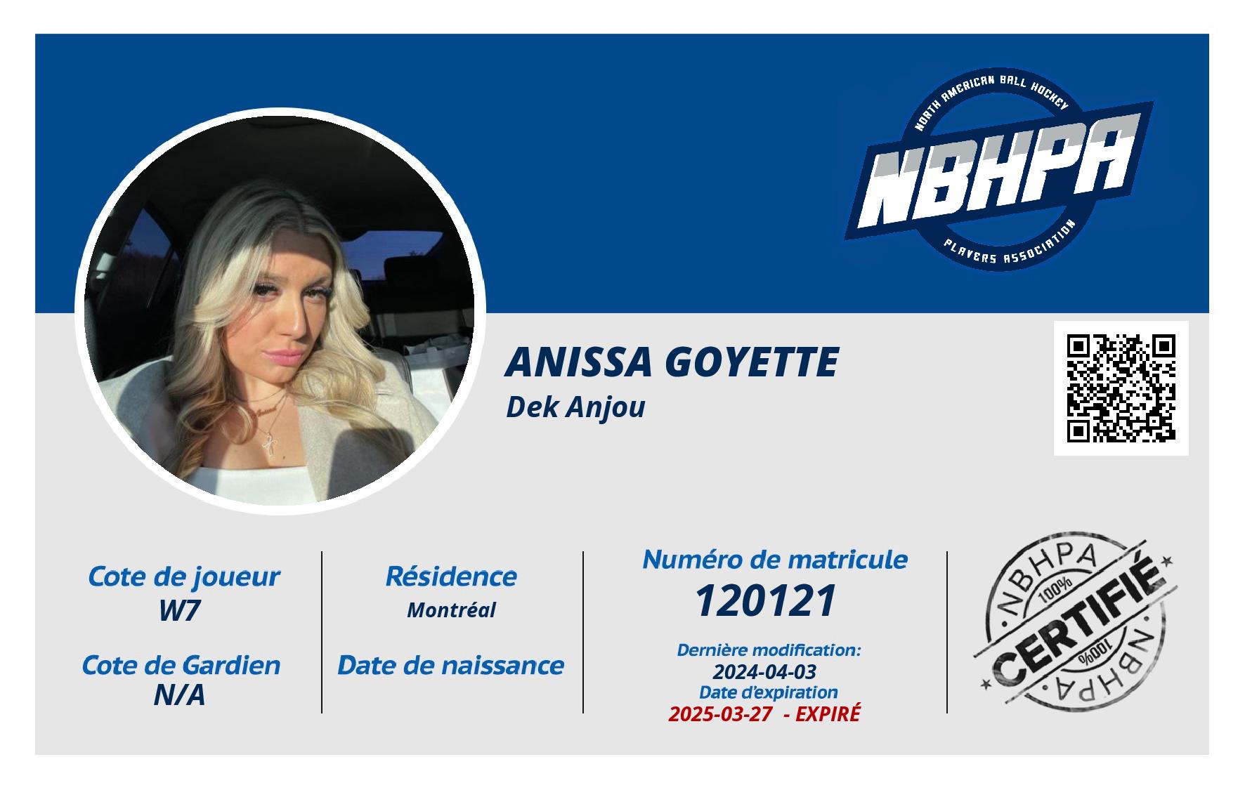 Anissa Goyette