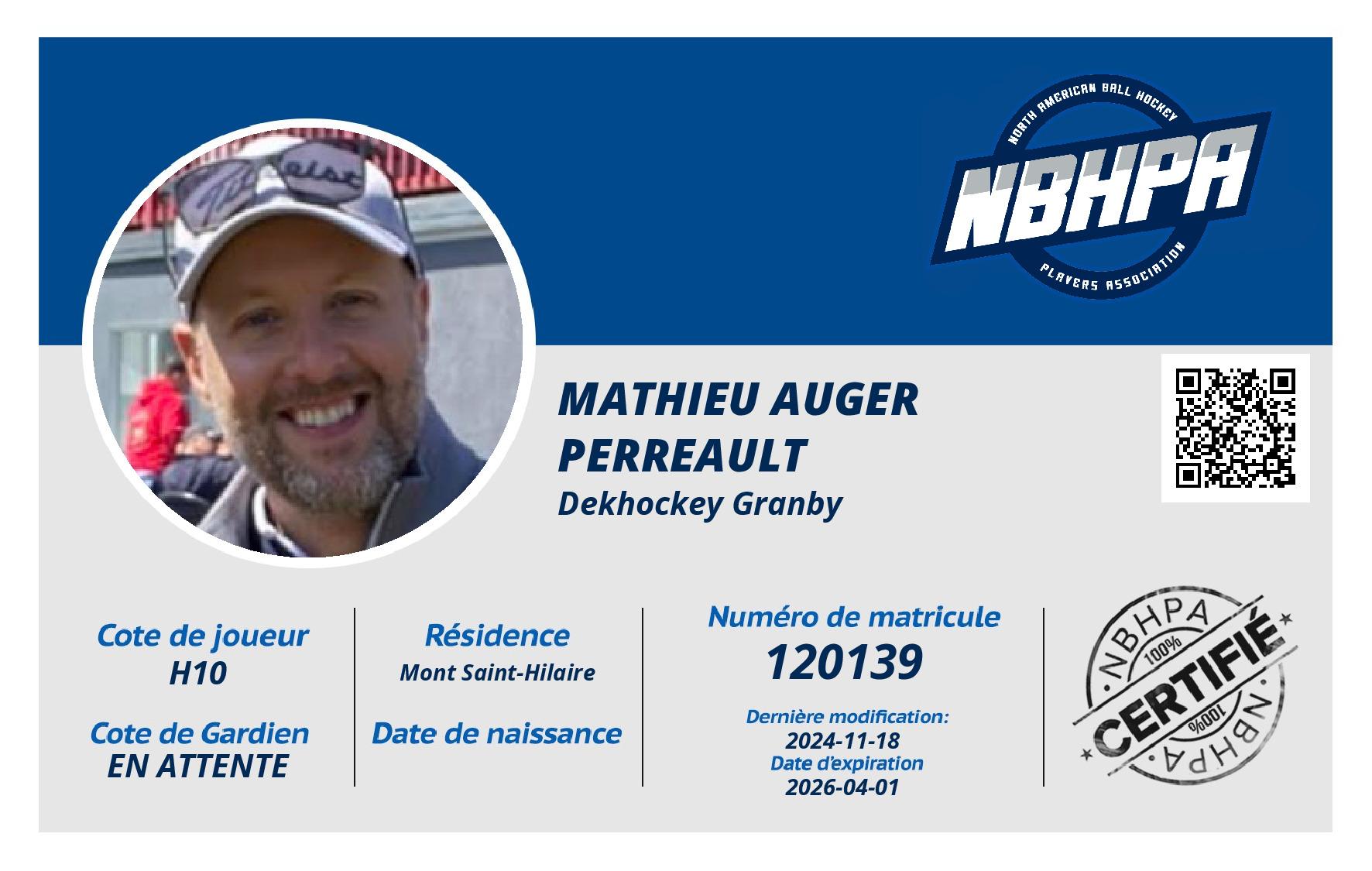 Mathieu Auger Perreault