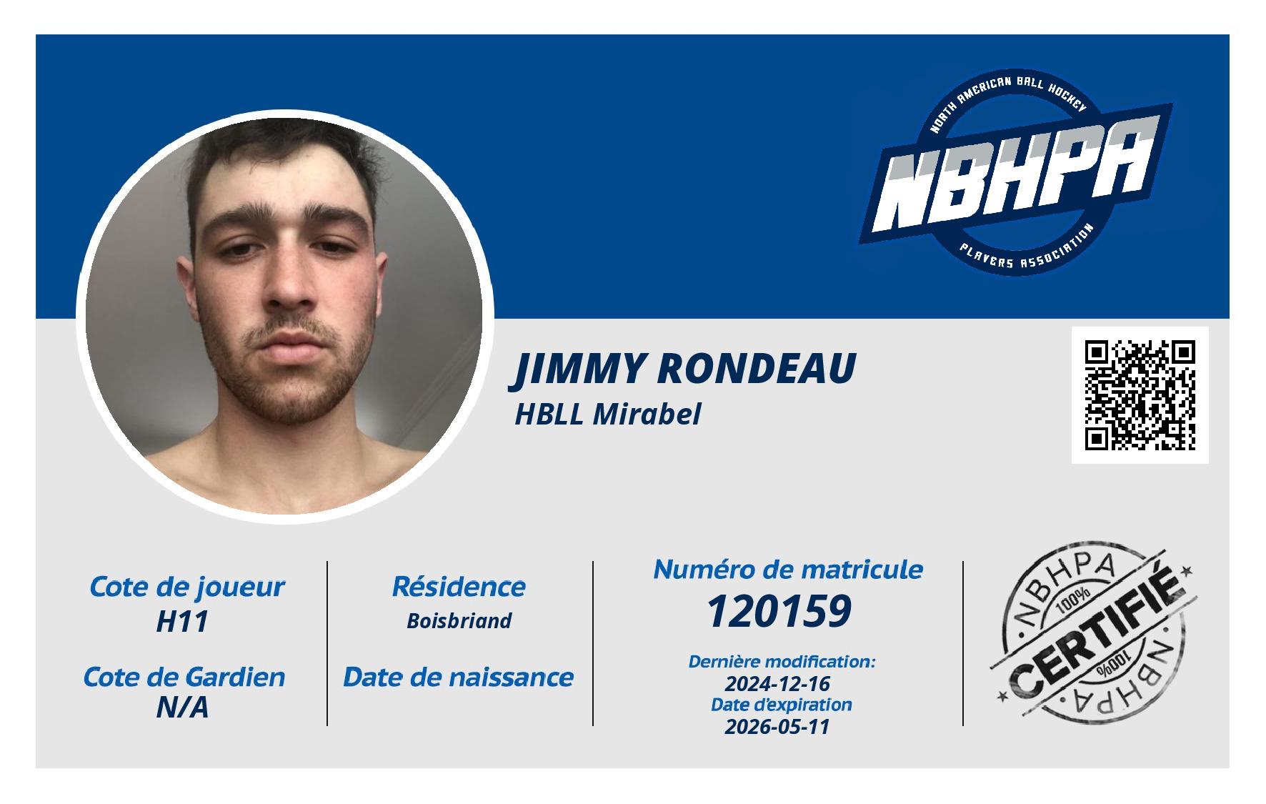 Jimmy Rondeau
