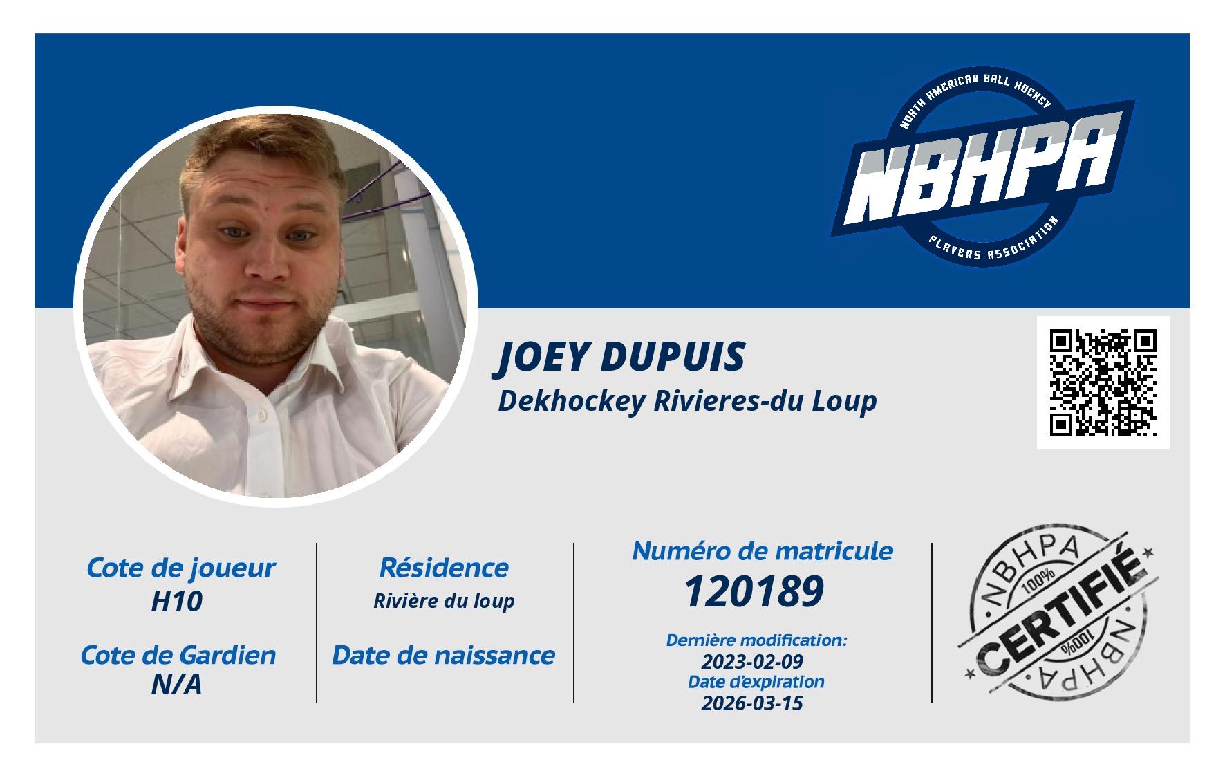 Joey Dupuis