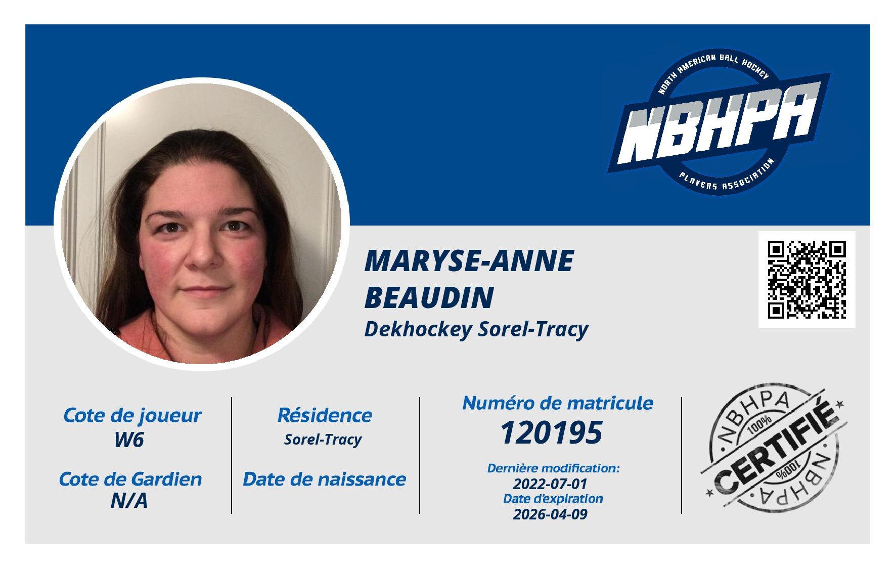 Maryse-Anne Beaudin