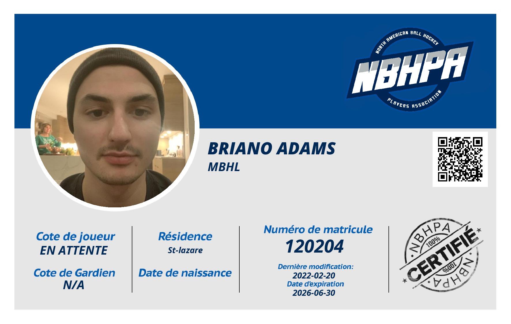 Briano Adams