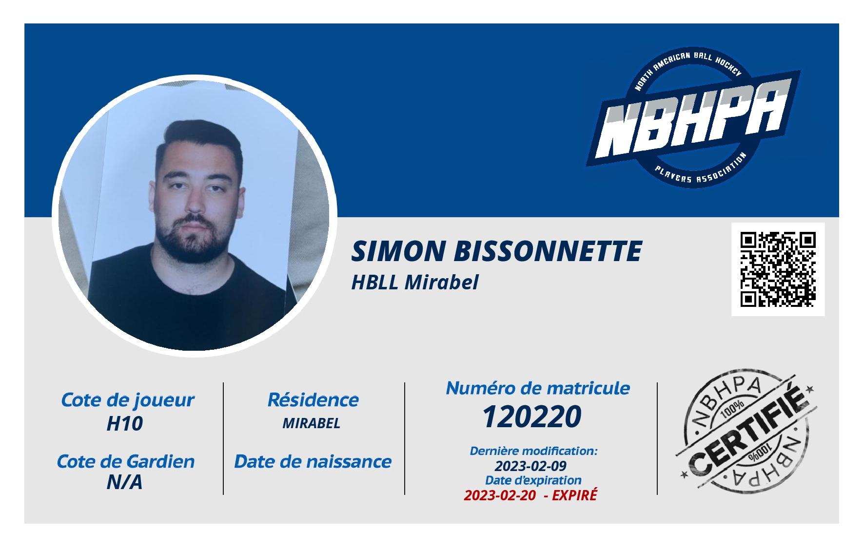 Simon Bissonnette
