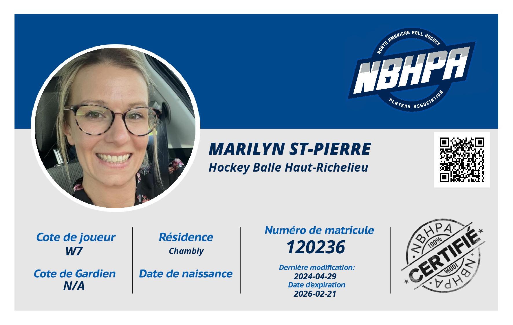Marilyn St-Pierre